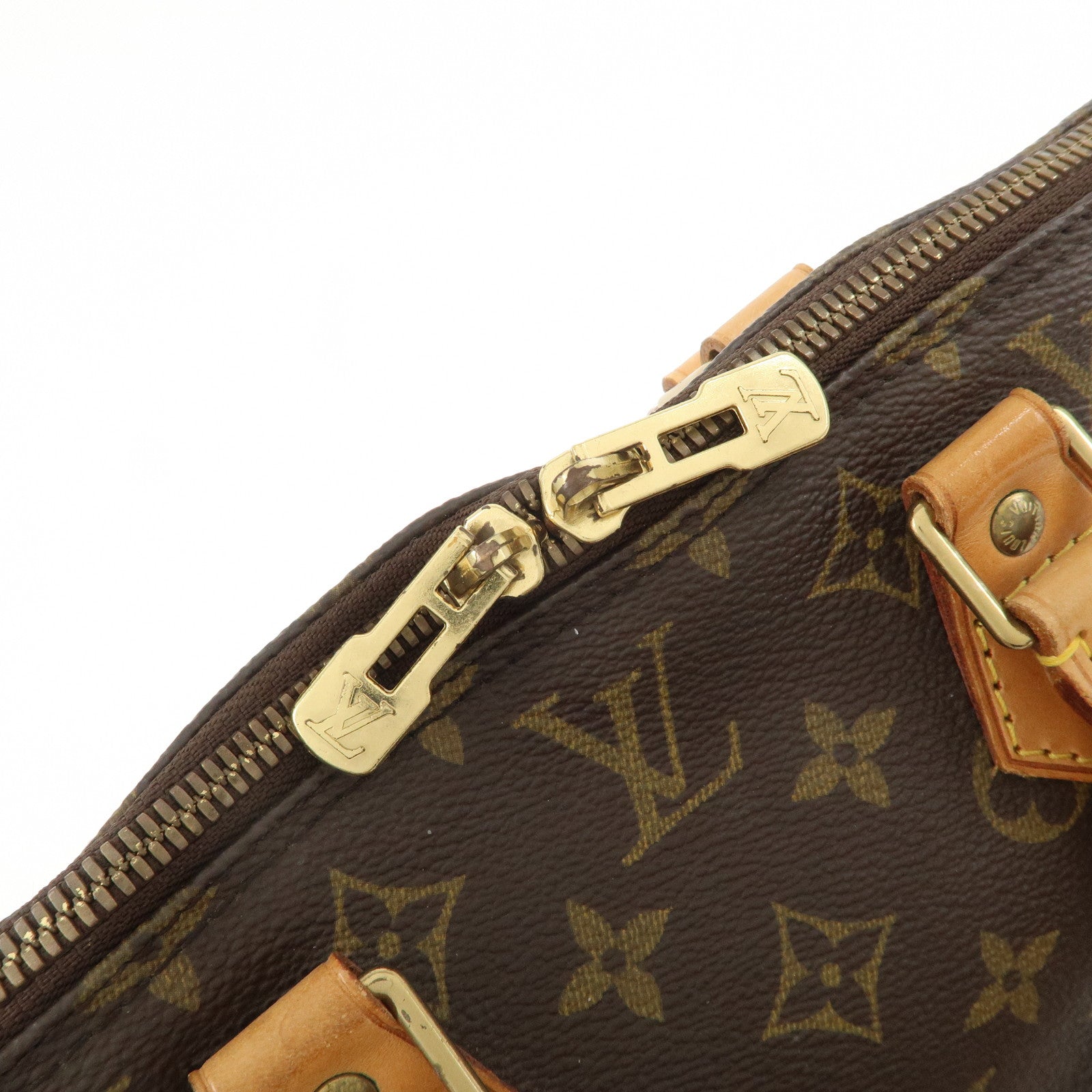 Louis Vuitton Monogram Alma Hand Bag Brown M51130 Used