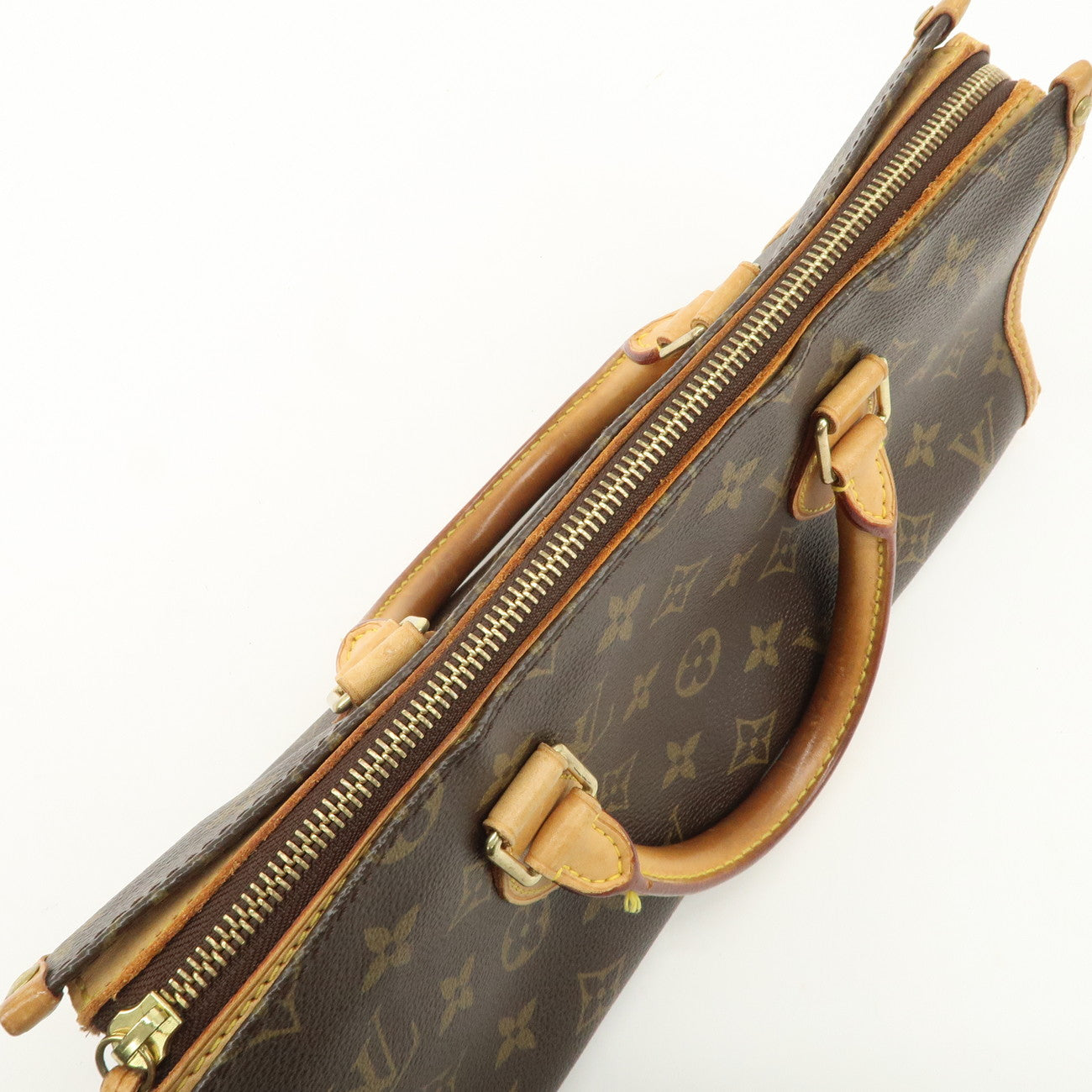 Louis Vuitton Monogram Popincourt Hand Bag Brown M40009