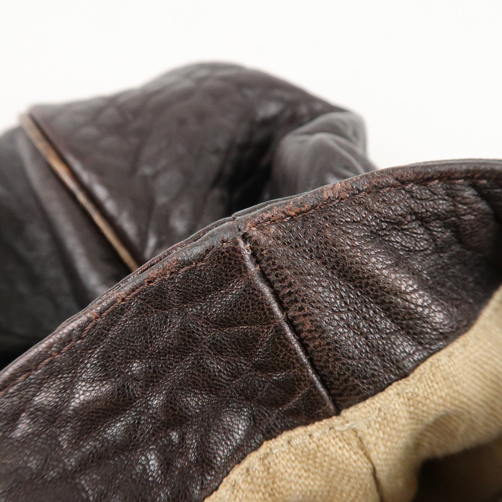 FENDI Zucca Canvas Leather Spy Bag Brown Black 8BR511 Used