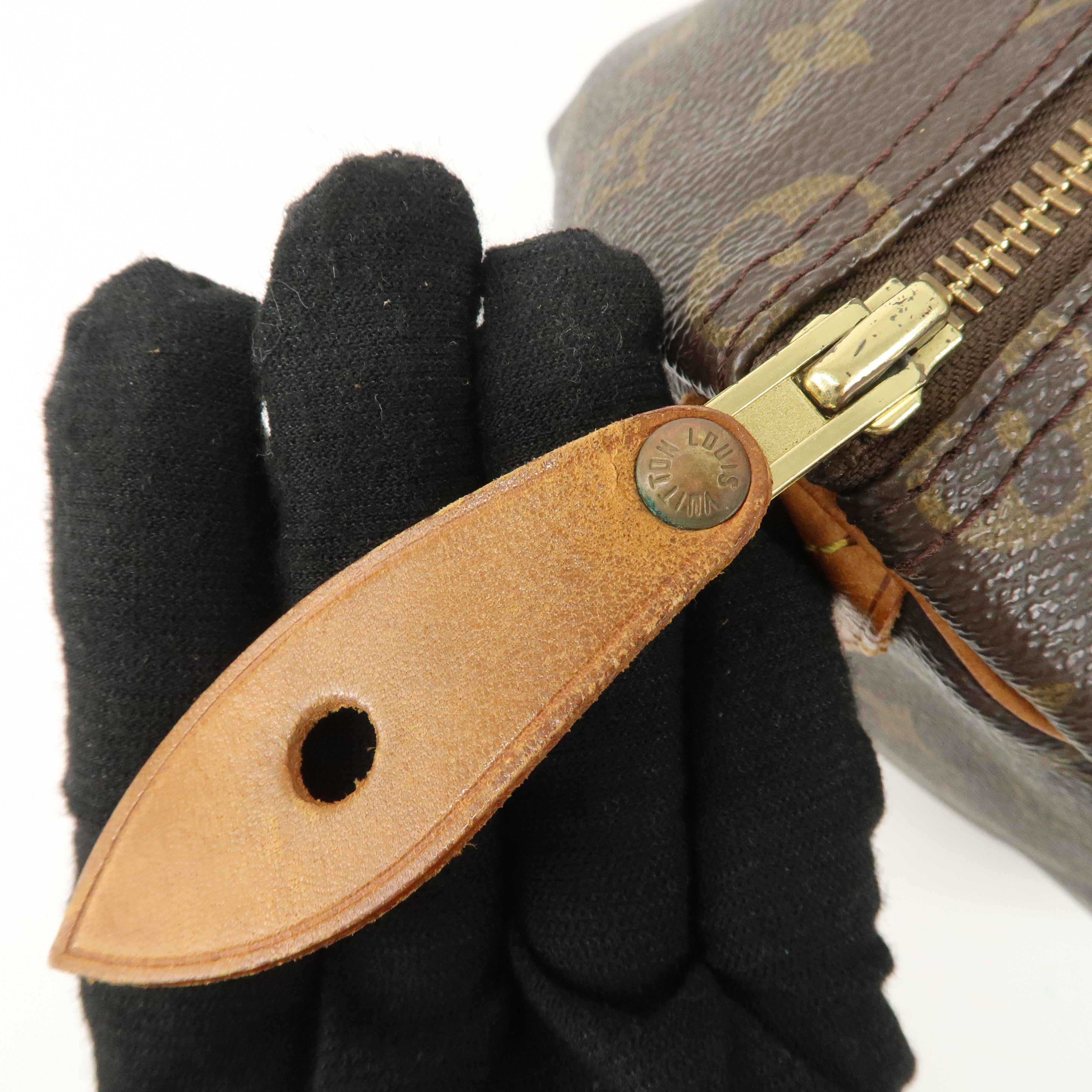 Louis Vuitton Monogram Speedy 35 Hand Bag Boston Bag M41524 Used