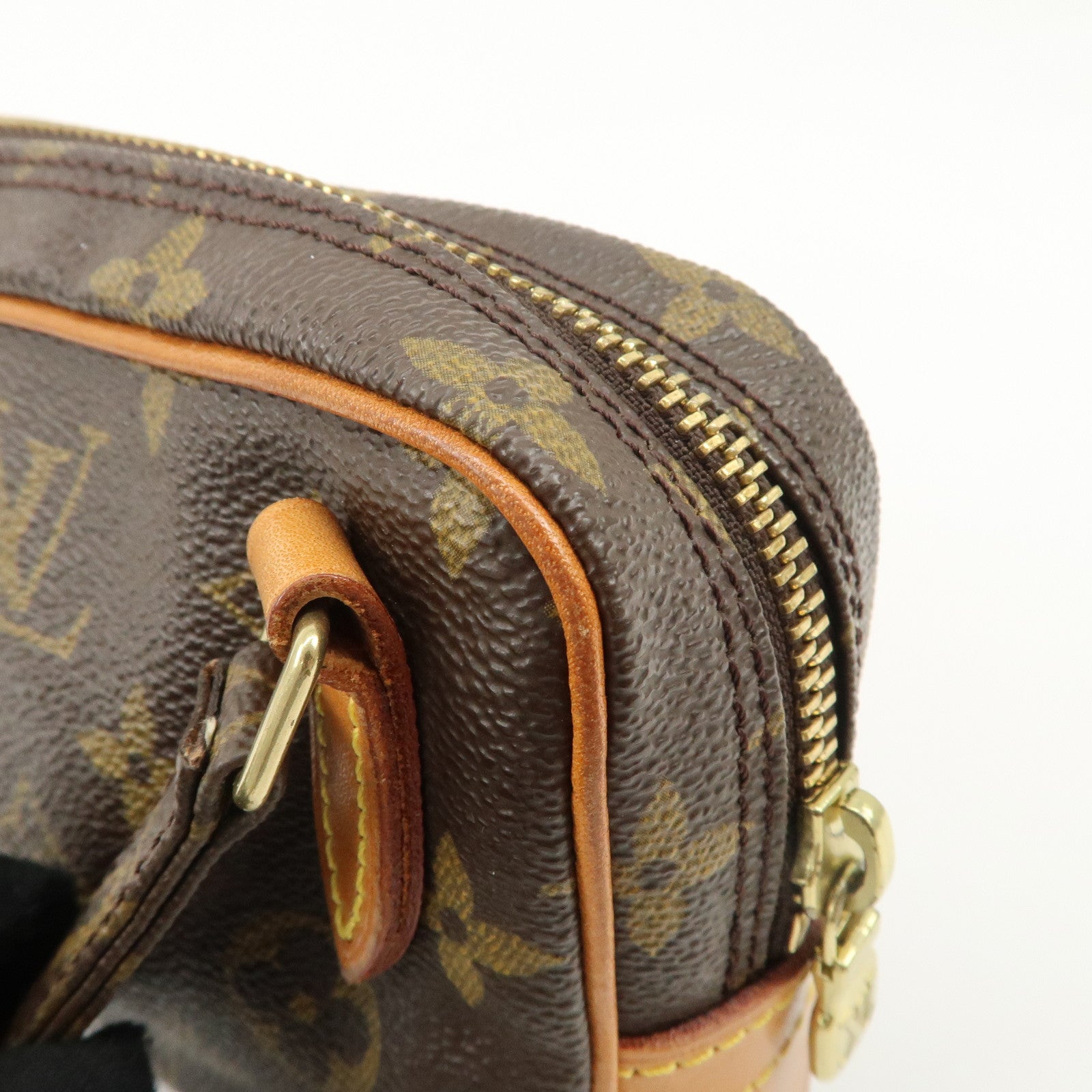Louis Vuitton Monogram Pochette Marly Bandouliere Brown M51828 Used