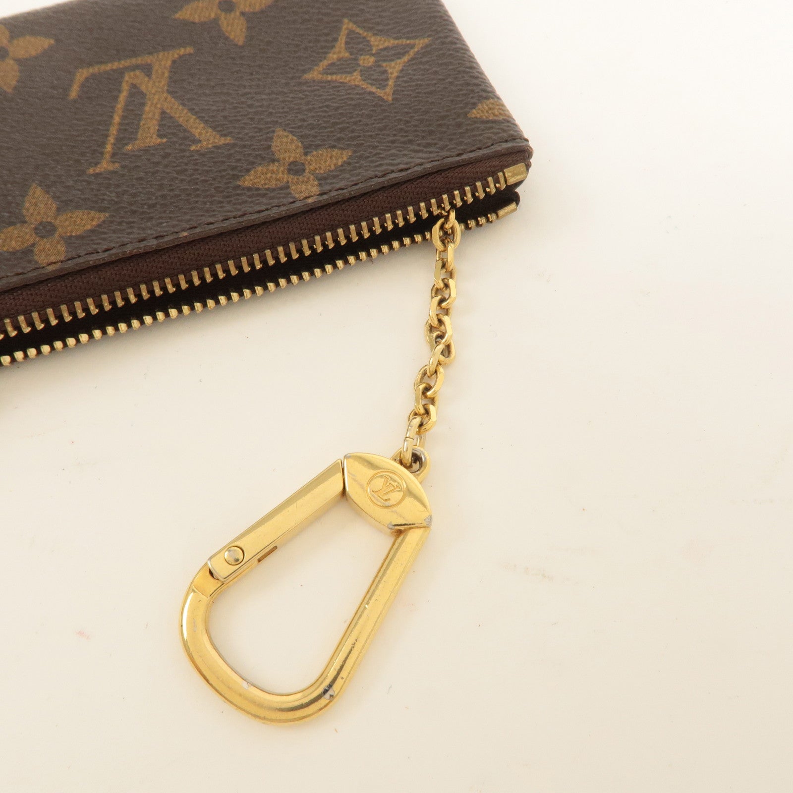 Louis Vuitton Monogram Pochette Cles Coin Case Key Case M62650