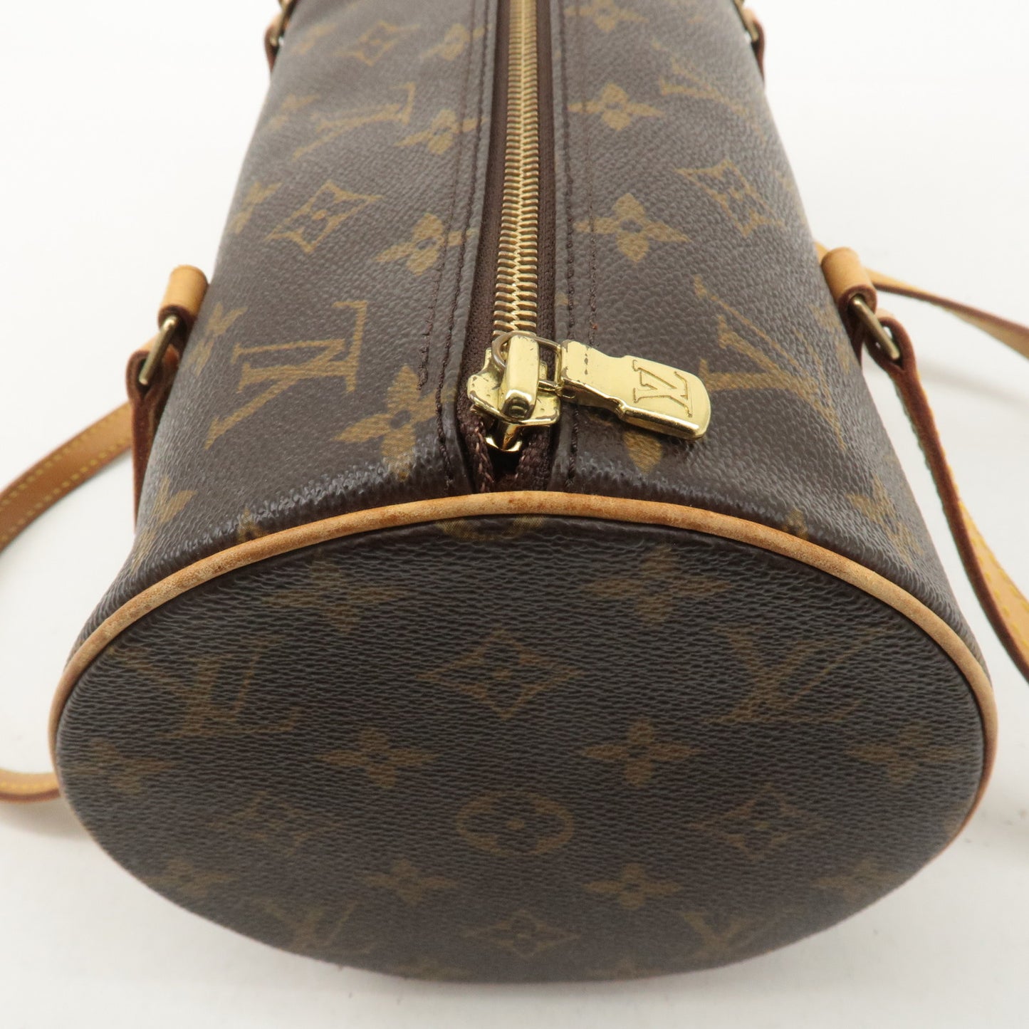 Louis Vuitton Monogram Papillon 30 Hand Bag Brown M51385