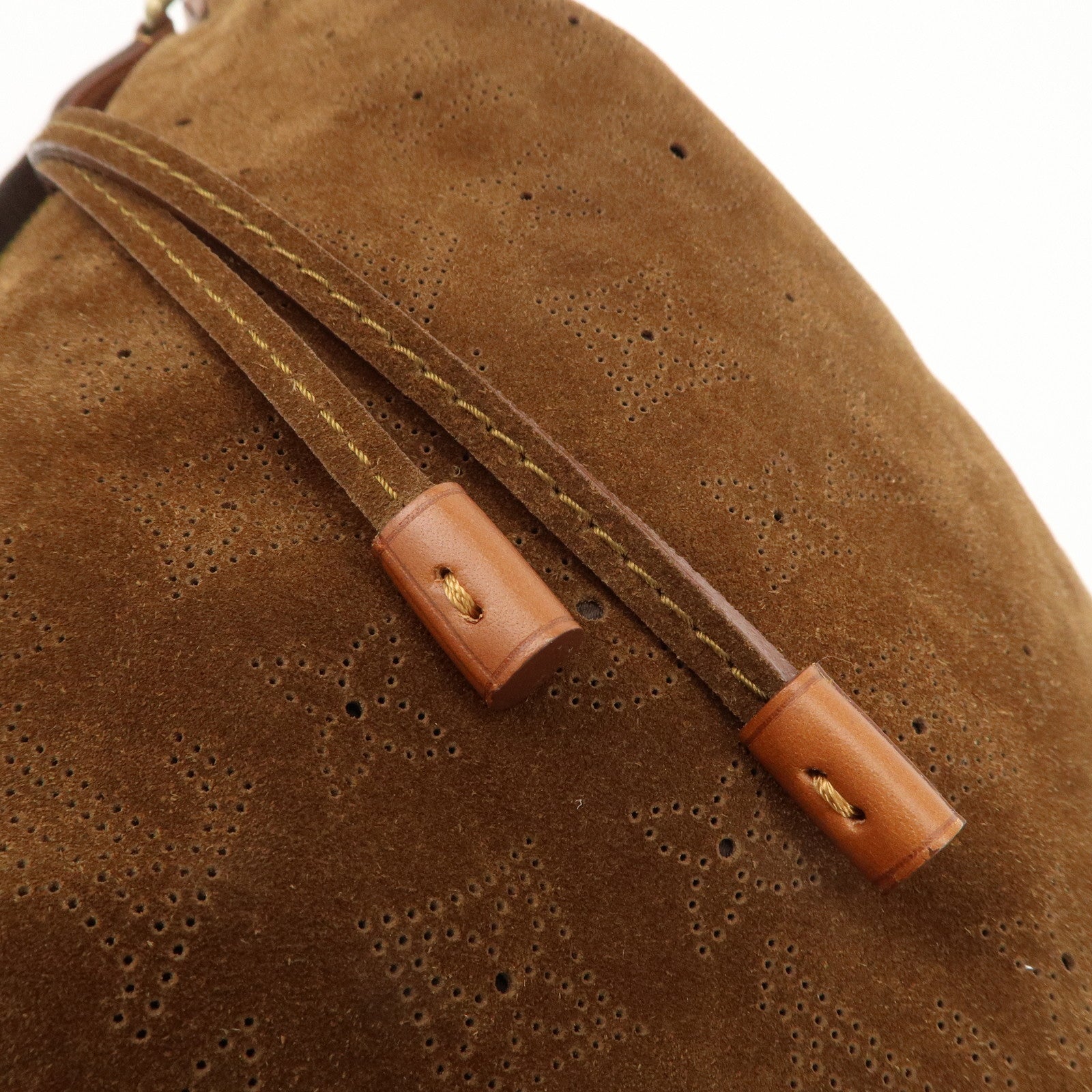 Louis Vuitton Monogram Suede Onata GM Shoulder Bag M95120 Used