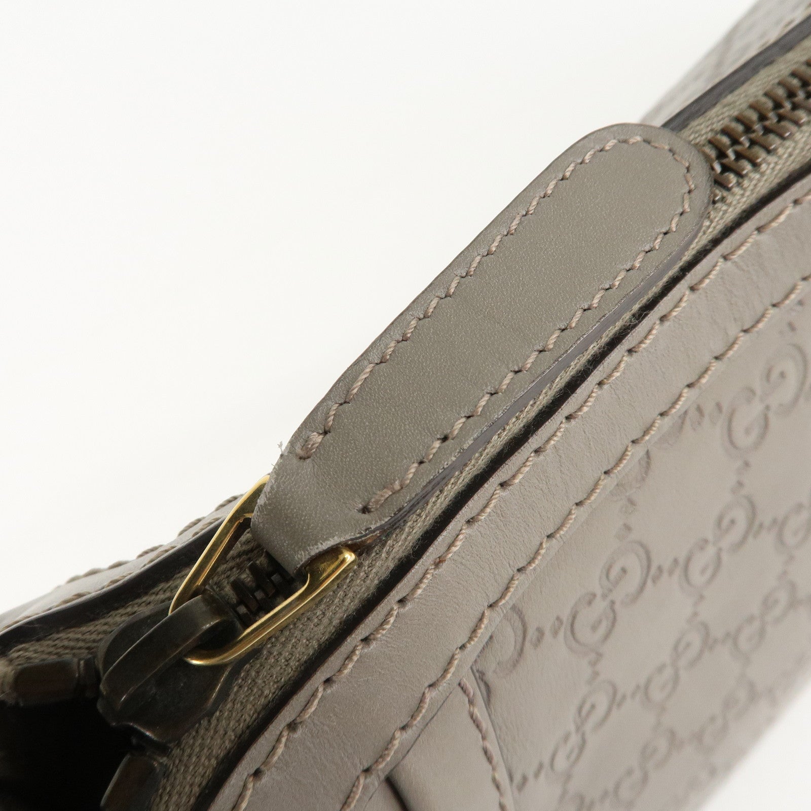 GUCCI Guccissima Scarlet Guccissima Leather Shoulder Bag 282298 Used