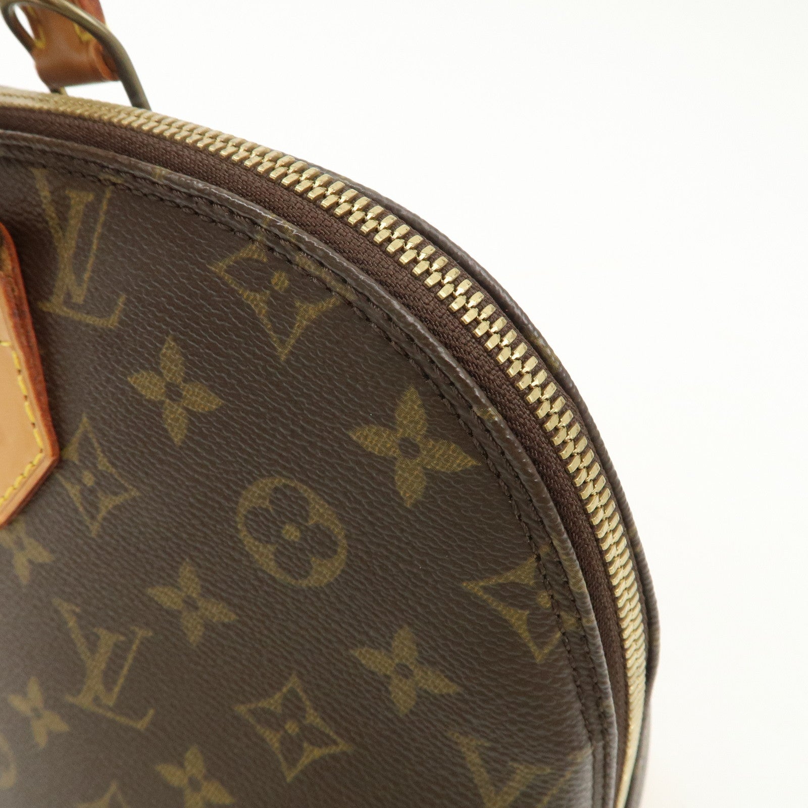 Louis Vuitton Monogram Alma Hand Bag Brown M51130 Used