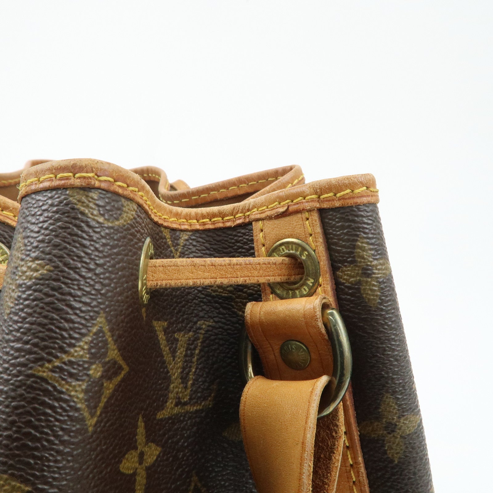 Louis Vuitton Monogram Petit Noe Shoulder Bag Brown M42226 Used