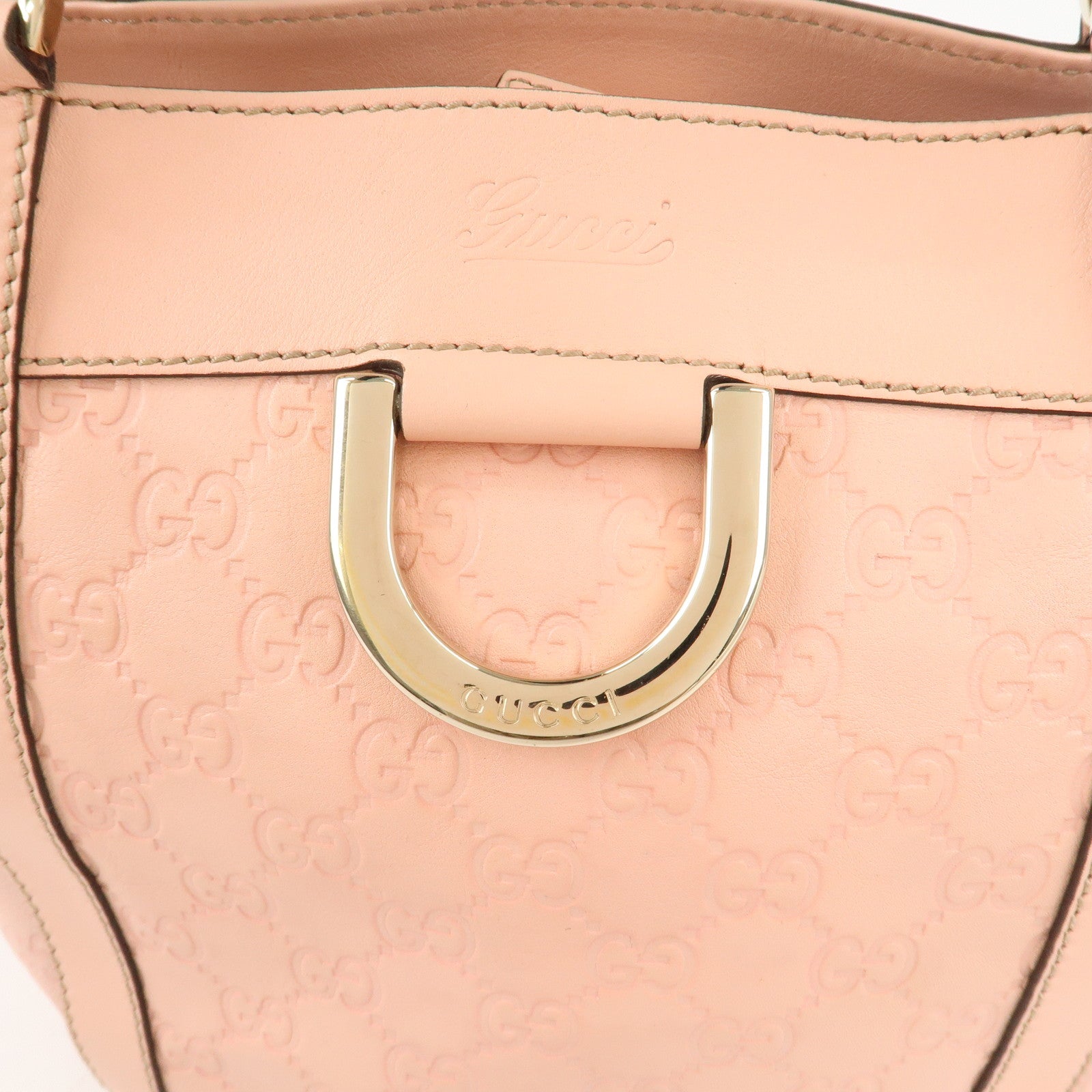 GUCCI Abbey Guccissima Leather Shoulder Bag Tote Bag 211983 Used