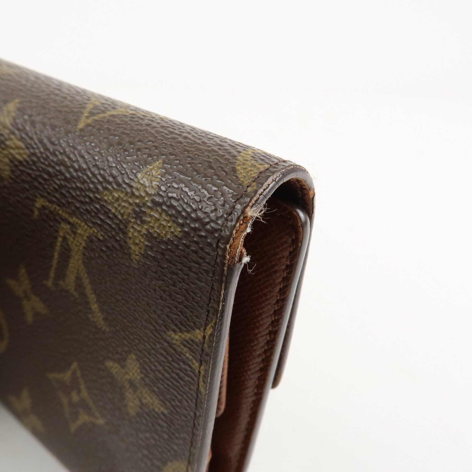 Louis Vuitton Monogram Set of 2 Bi-fold Wallet Brown M61202 Used