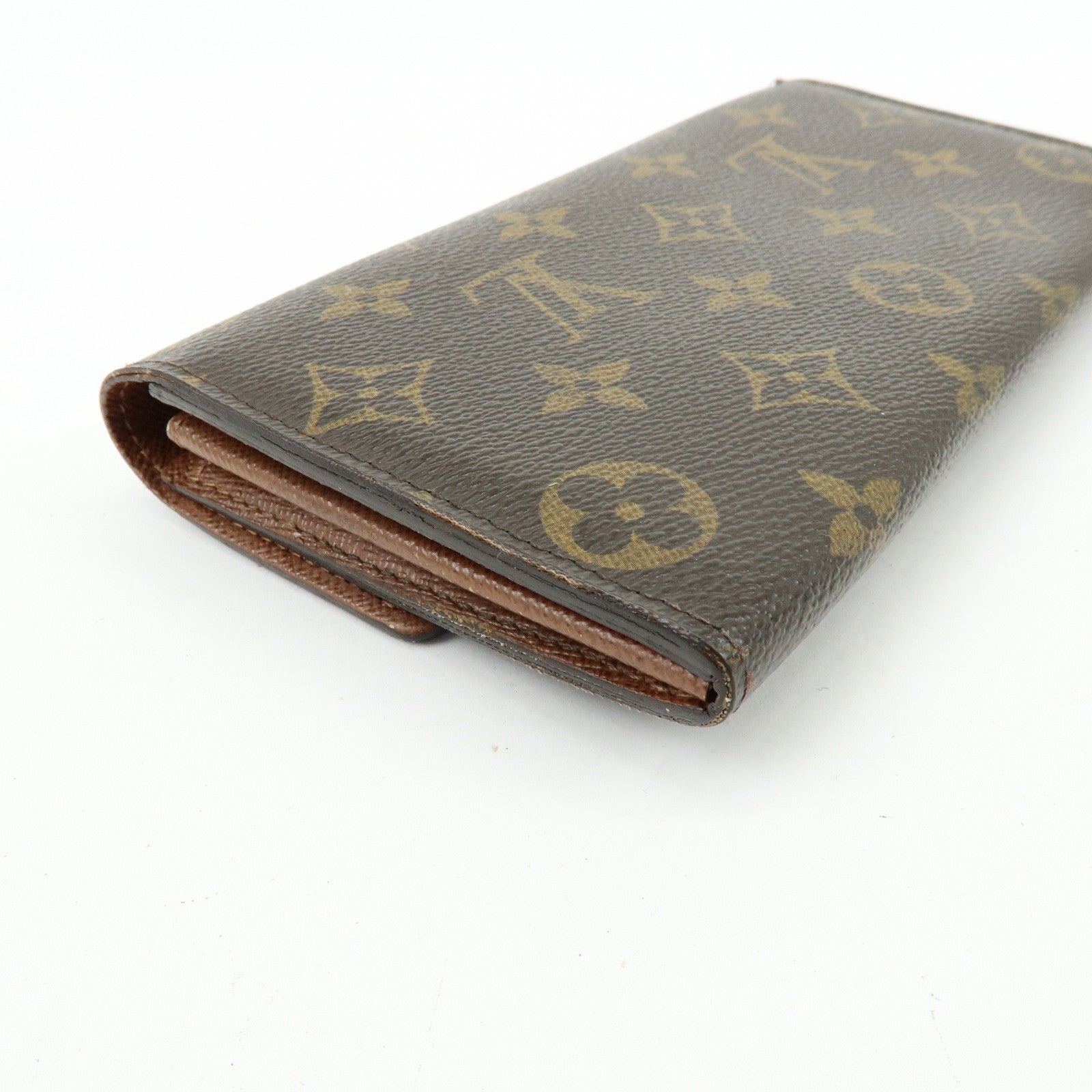 Louis Vuitton Monogram Portefeuille Sarah Long Wallet Brown M61734