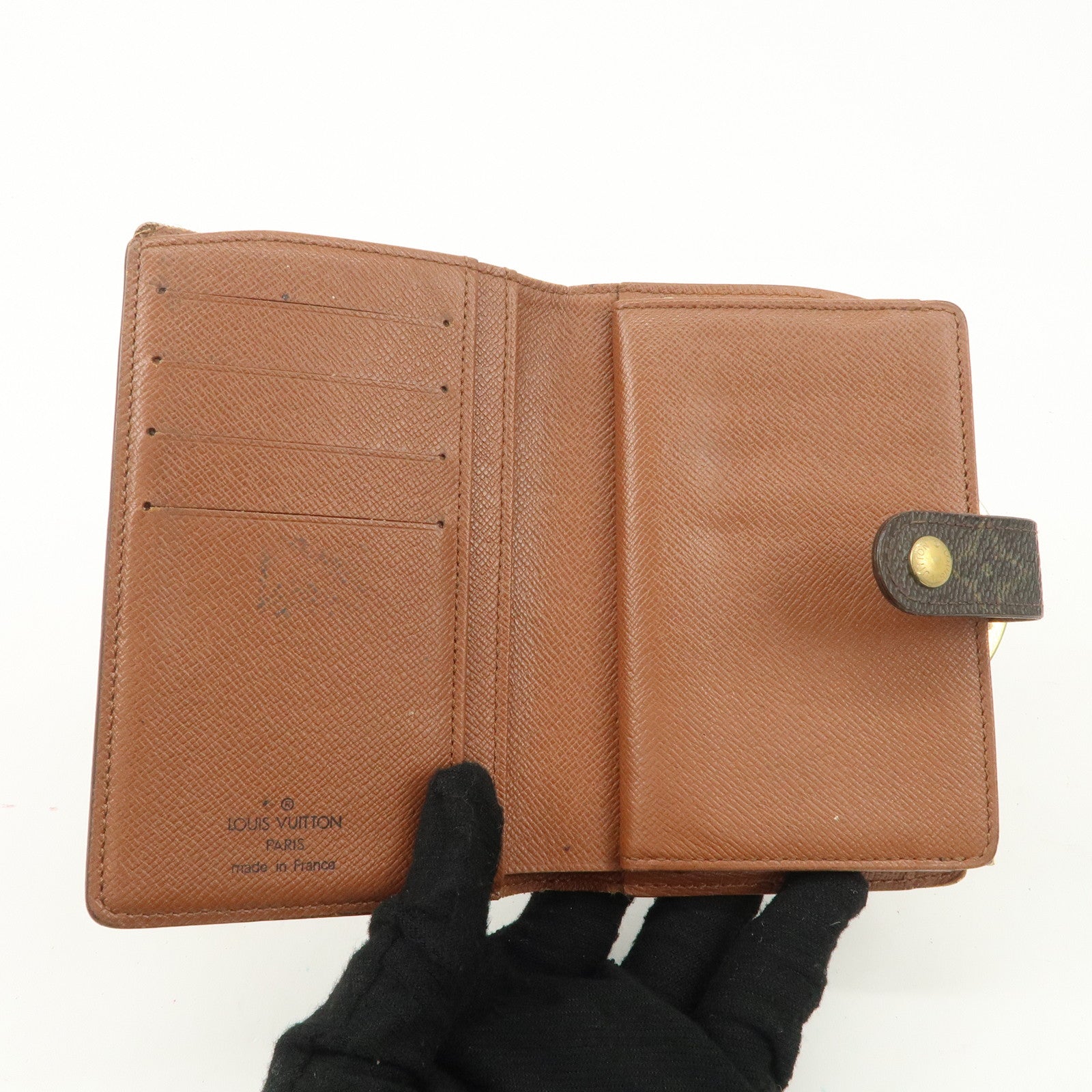 Louis Vuitton Monogram Set of 2 Bi-fold Wallet Brown M61663 Used