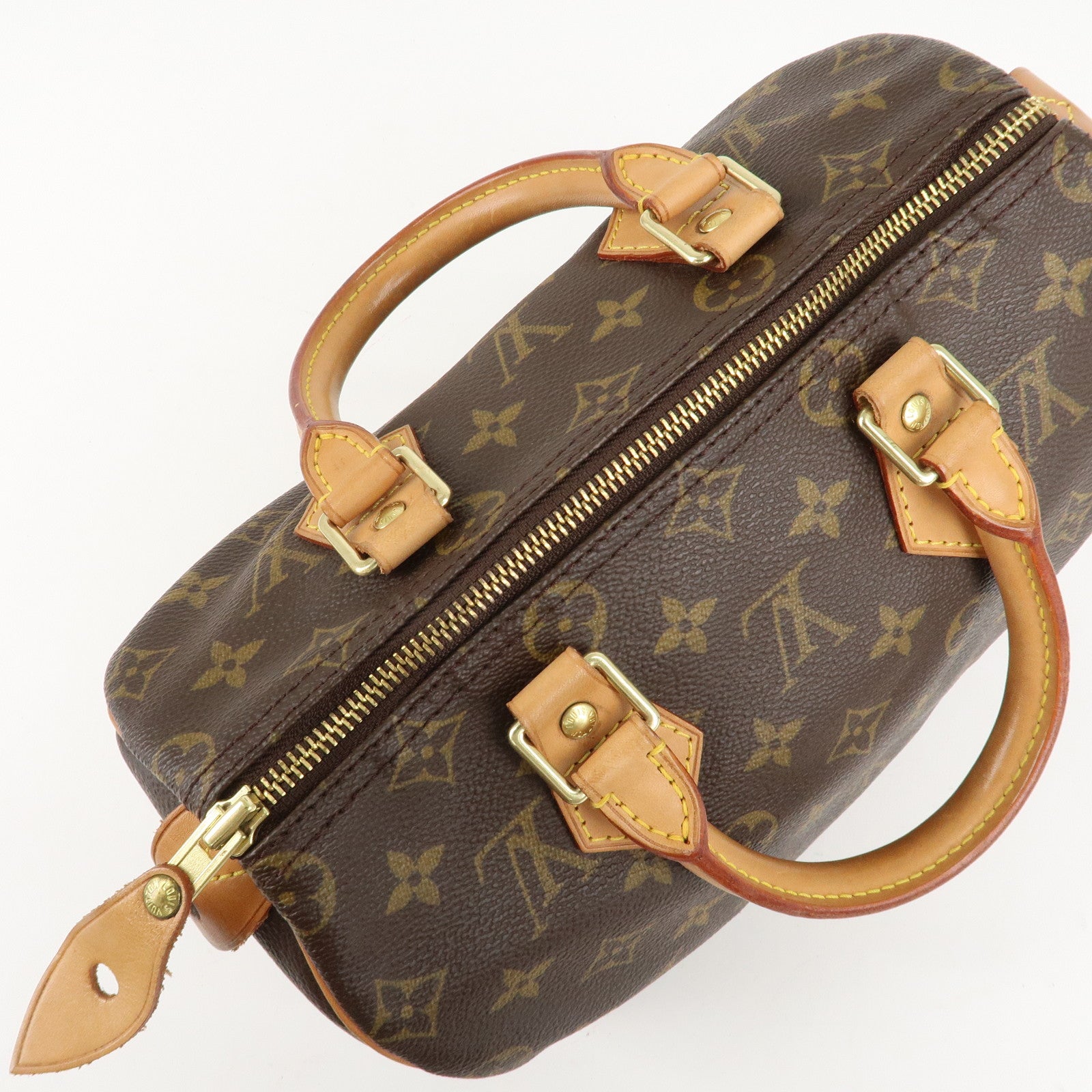 Louis Vuitton Monogram Speedy 25 Hand Bag Boston Bag M41528