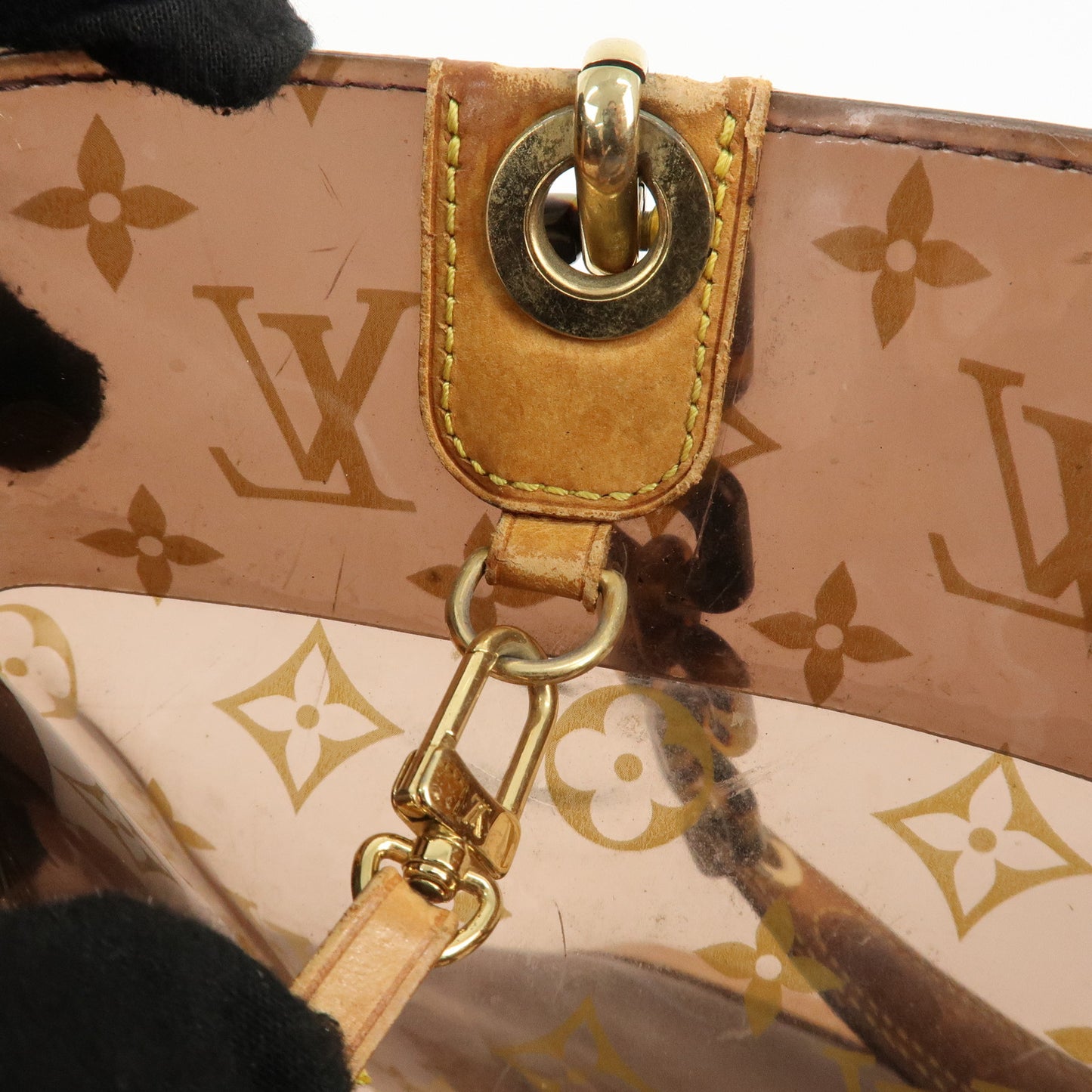 Louis Vuitton Monogram Vinyl Cabas Ambre MM Tote Bag M92501