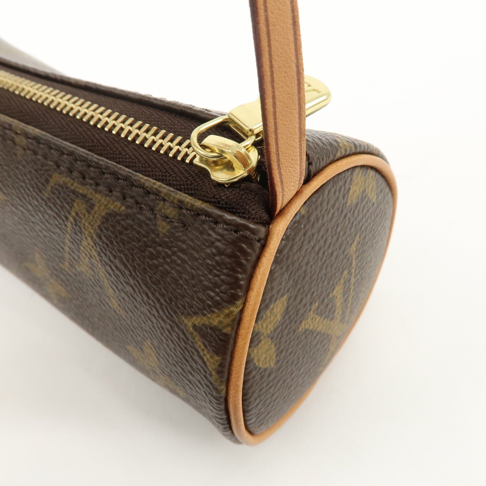 Louis Vuitton Monogram Pouch for Papillon Bag Hand Bag Brown Used