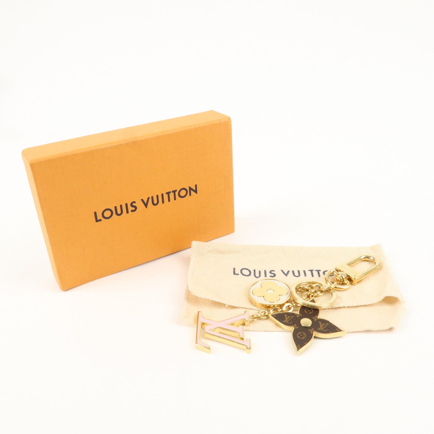 Louis Vuitton Porte Cles Spring Street Bag Charm Gold M69008