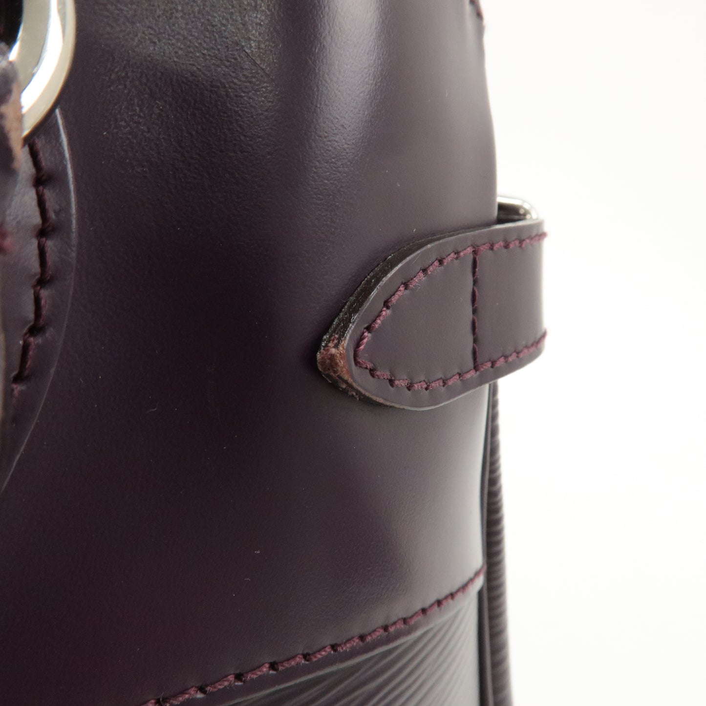 Louis Vuitton Epi Passy PM Hand Bag Cassis Purple M5926K