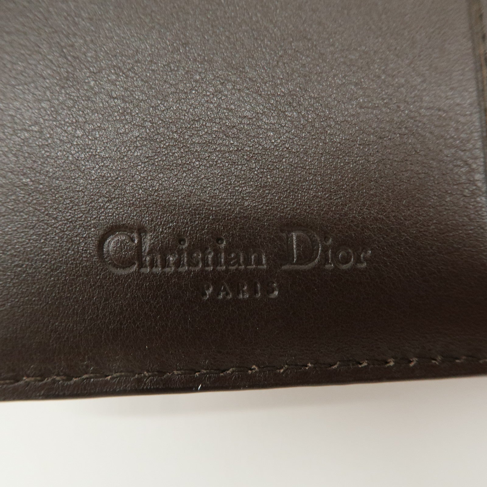 Christian Dior Trotter Raster Canvas Leather Bi-fold Wallet