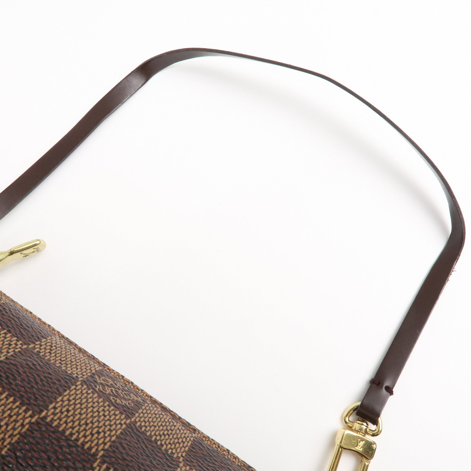 Louis Vuitton Damier Papillon 30 Hand Bag & Pouch Brown N51303 Used