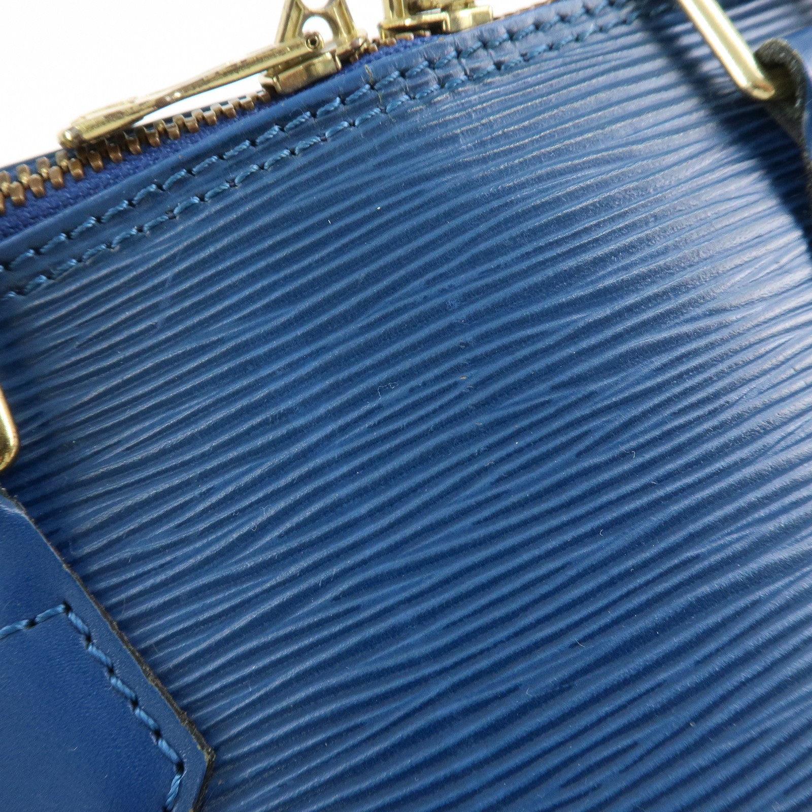 Louis Vuitton Epi Alma Hand Bag Toledo Blue M52145 Used