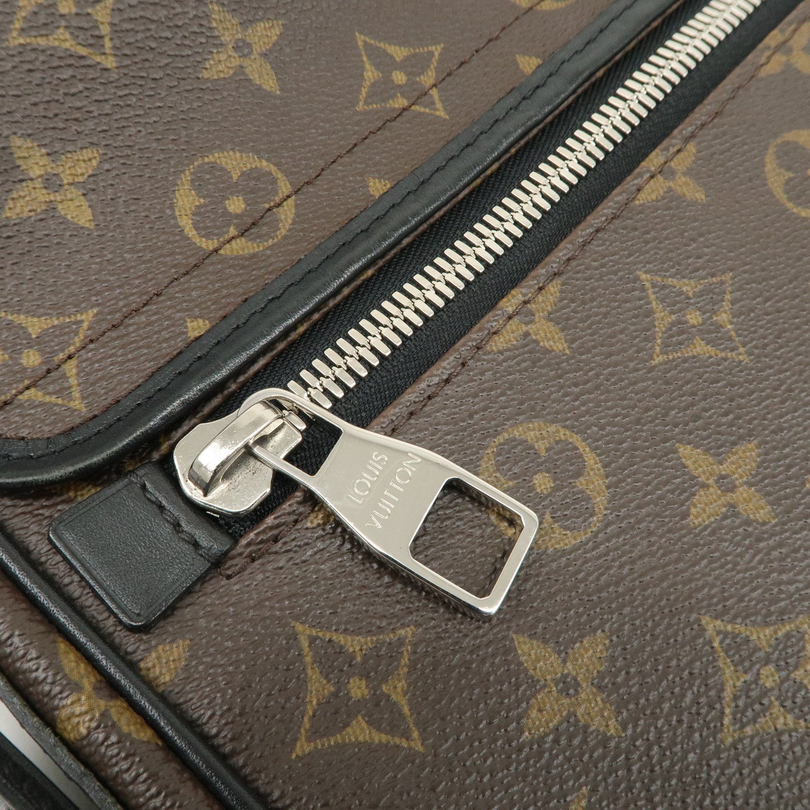 Louis Vuitton Monogram Macassar Bass MM Shoulder Bag M56715