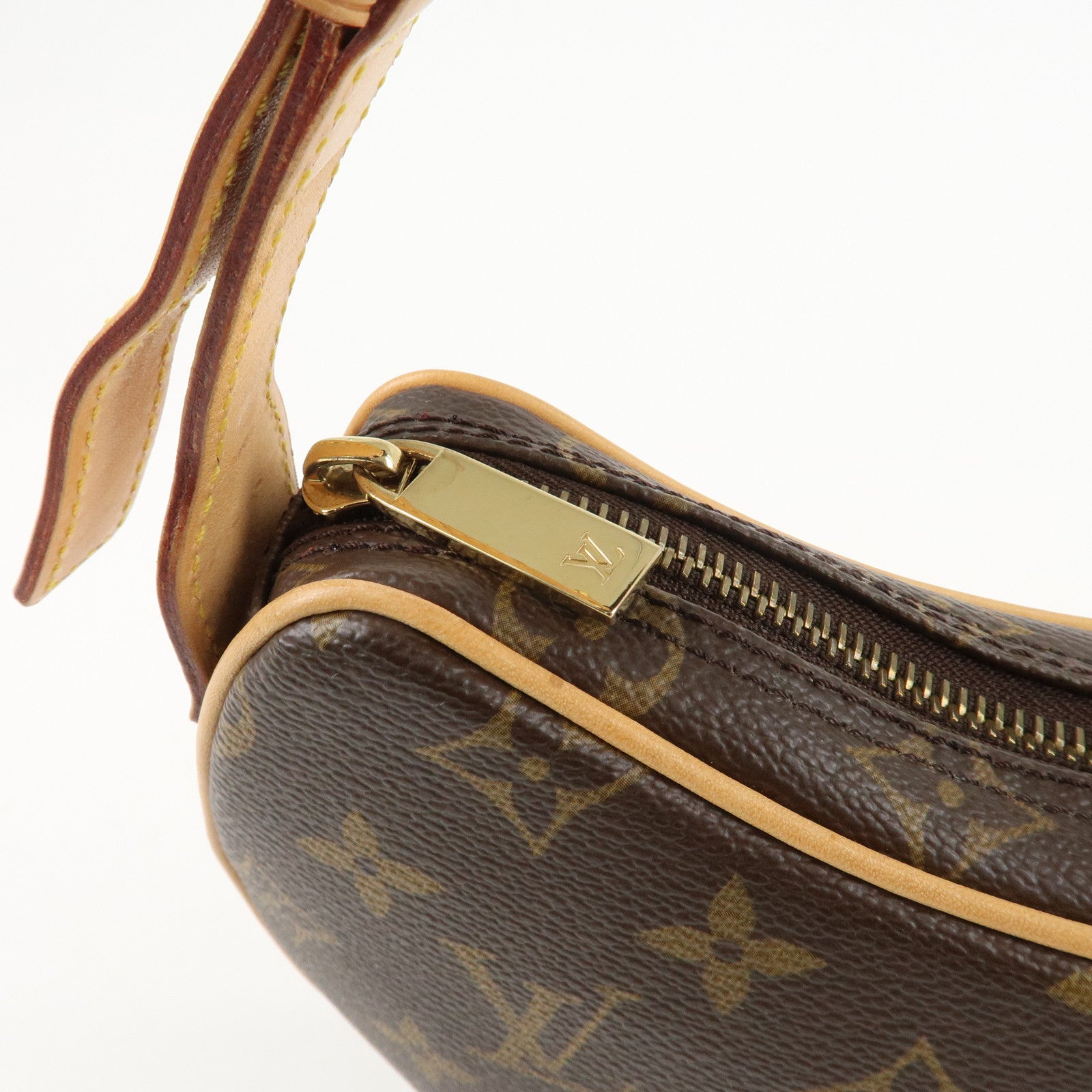 Louis Vuitton Monogram Pochette Croissant Shoulder Bag M51510 Used