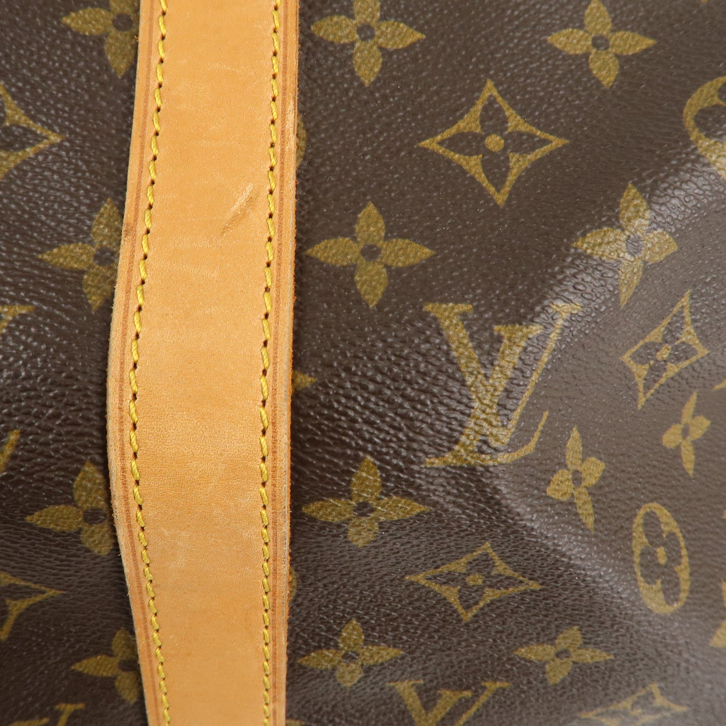 Louis Vuitton Monogram Sac Souple 45 Boston Bag Brown M41624
