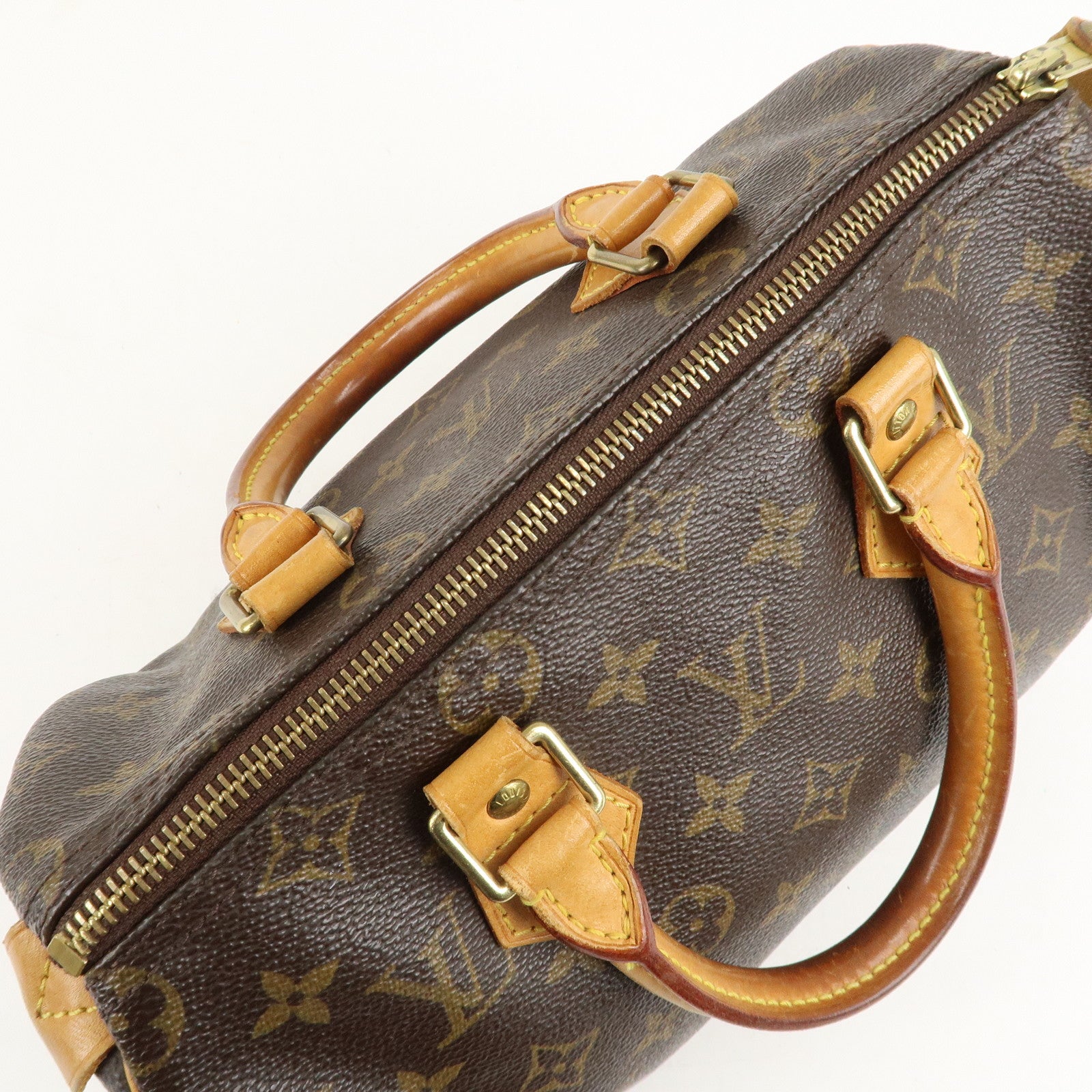 Louis Vuitton Monogram Speedy 25 Hand Bag Boston Bag M41528