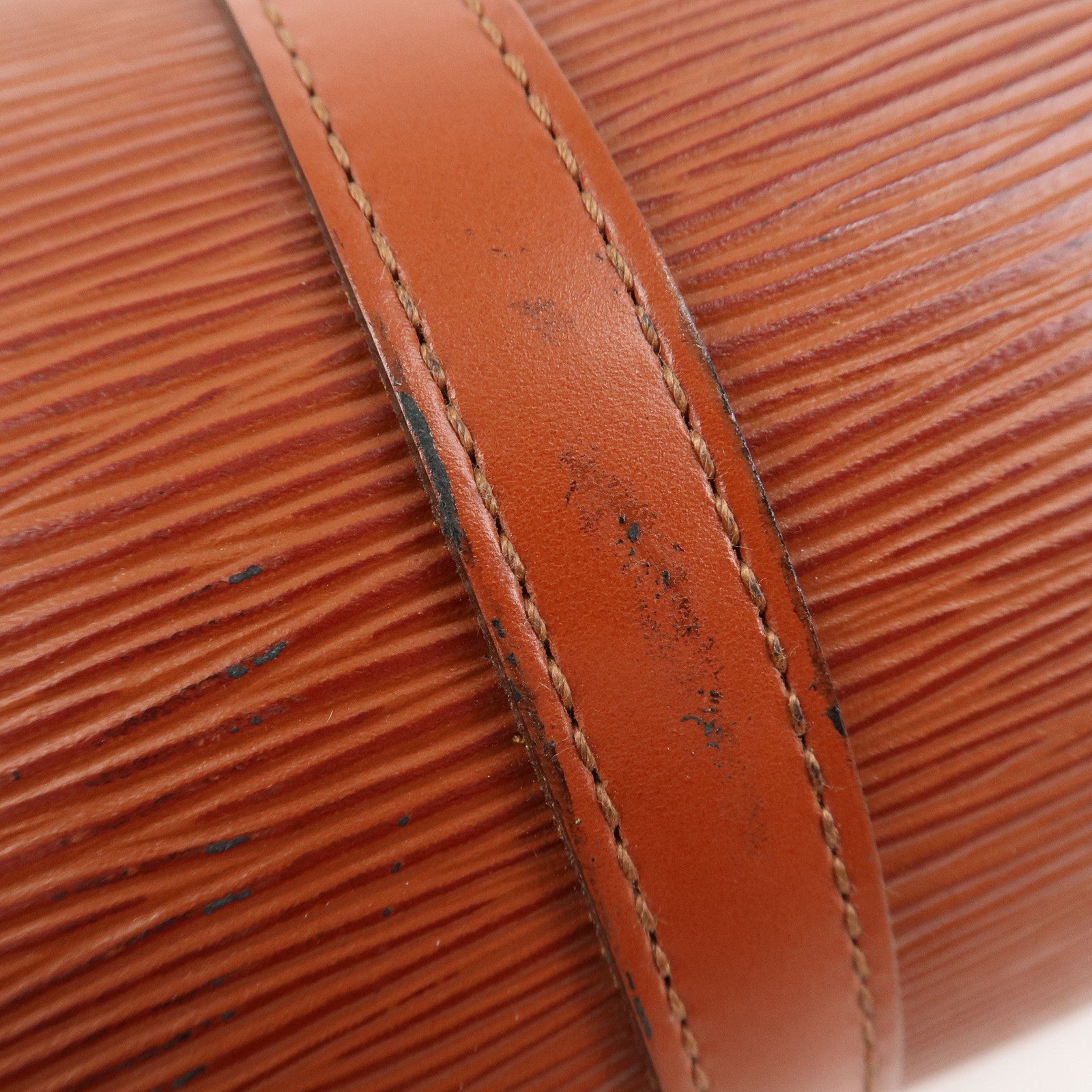 Louis Vuitton Epi Soufflot Shoulder Bag Kenya Brown M52223 Used