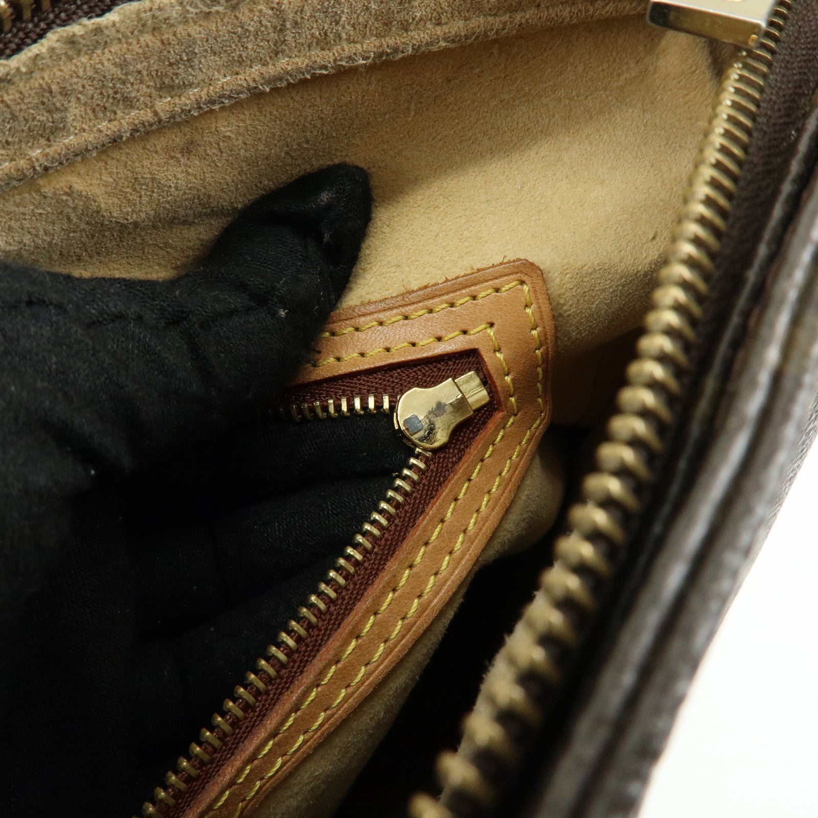 Louis Vuitton Monogram Looping GM Shoulder Bag Brown M51145