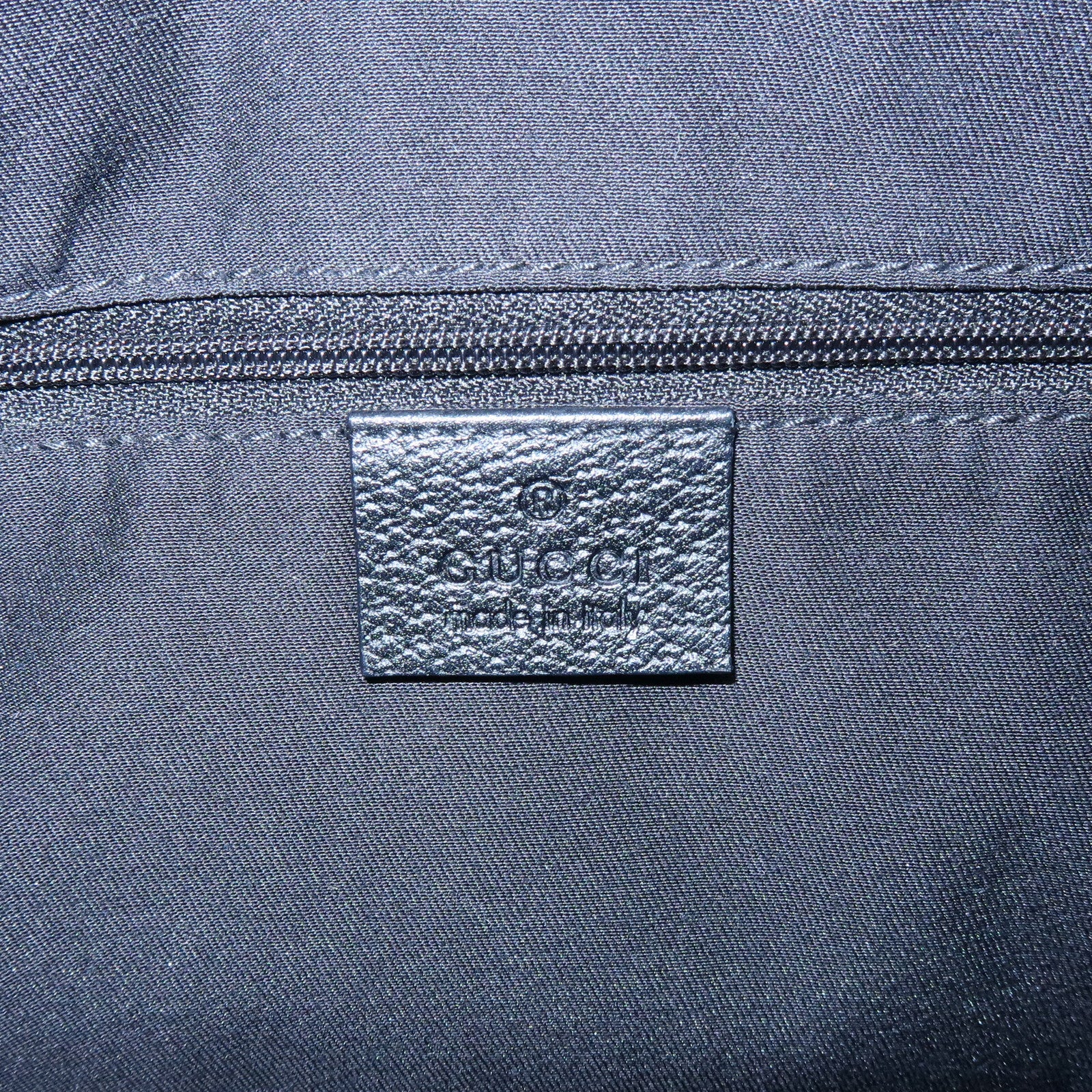 GUCCI Abbey Leather Shoulder Bag Hand Bag Black 130738