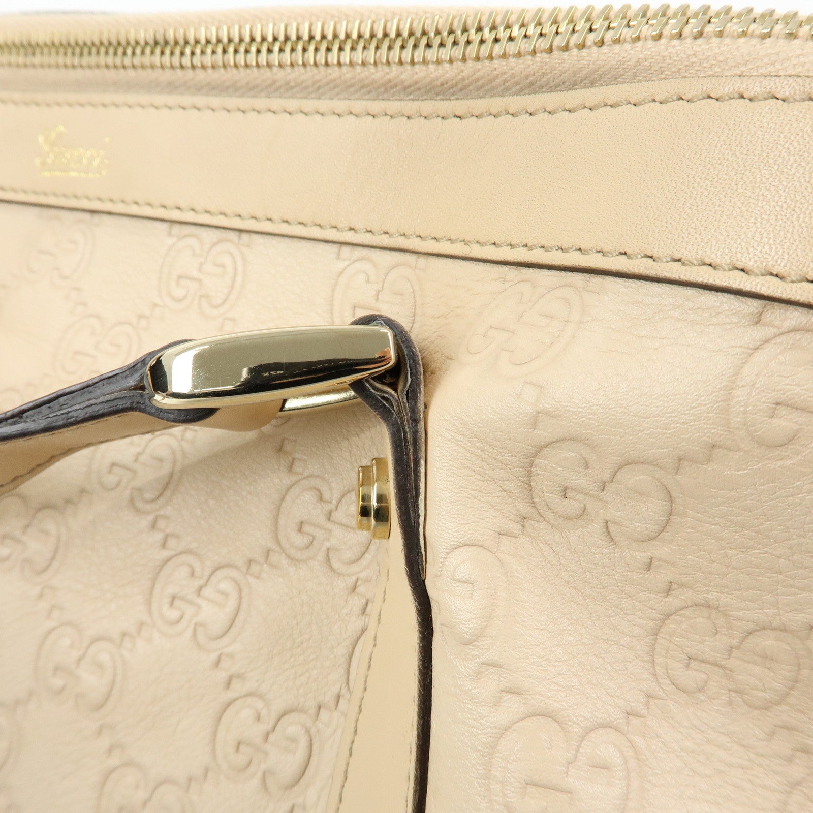 GUCCI Abbey Guccissima Leather Tote Bag Hand Bag Pink141470