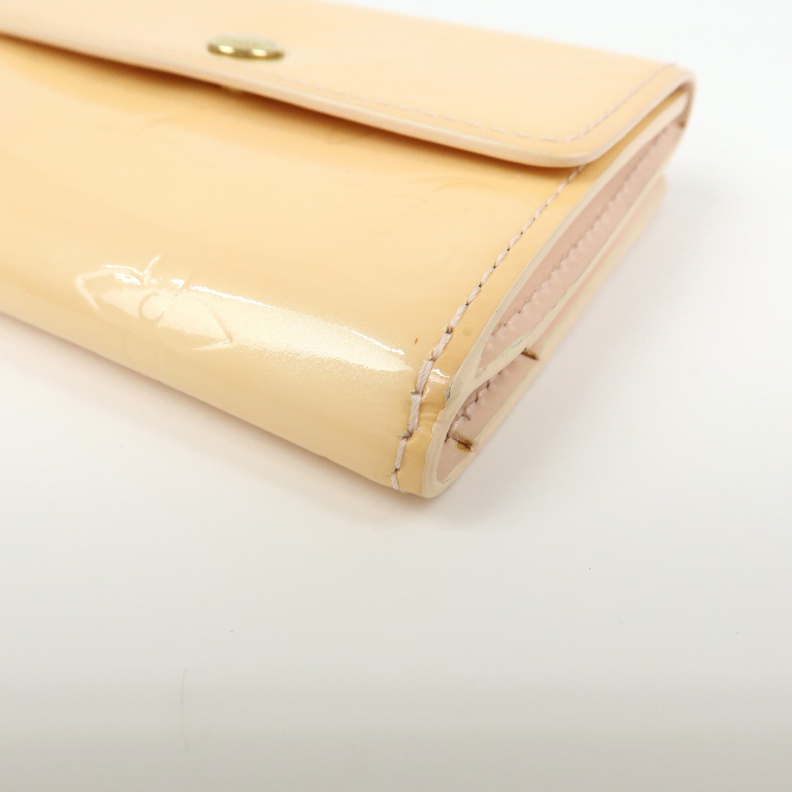Louis Vuitton Vernis Ludlow Coin Case Marshmallow Pink M91355