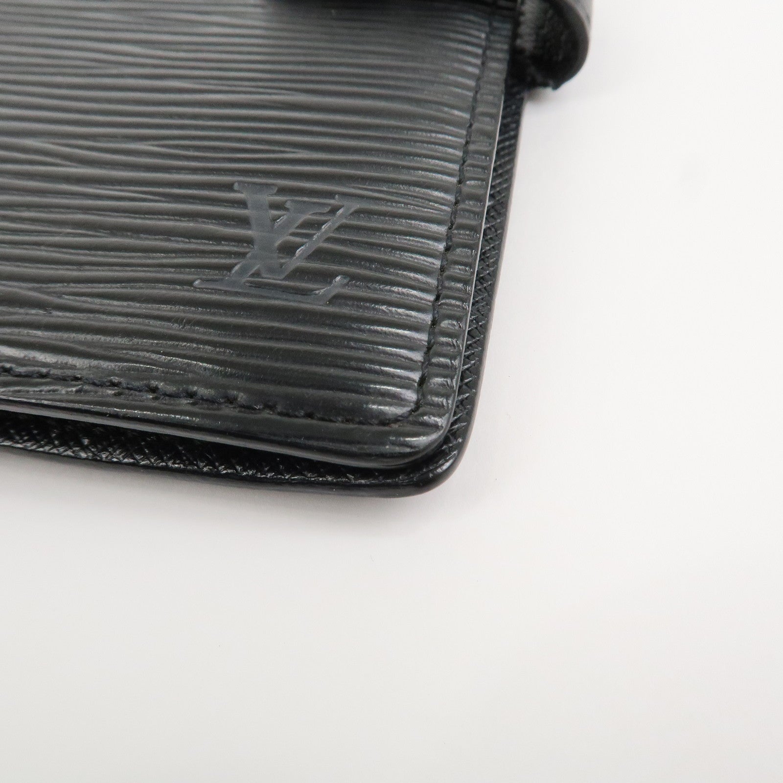 Louis Vuitton Epi Agenda PM Planner Cover Noir R20052