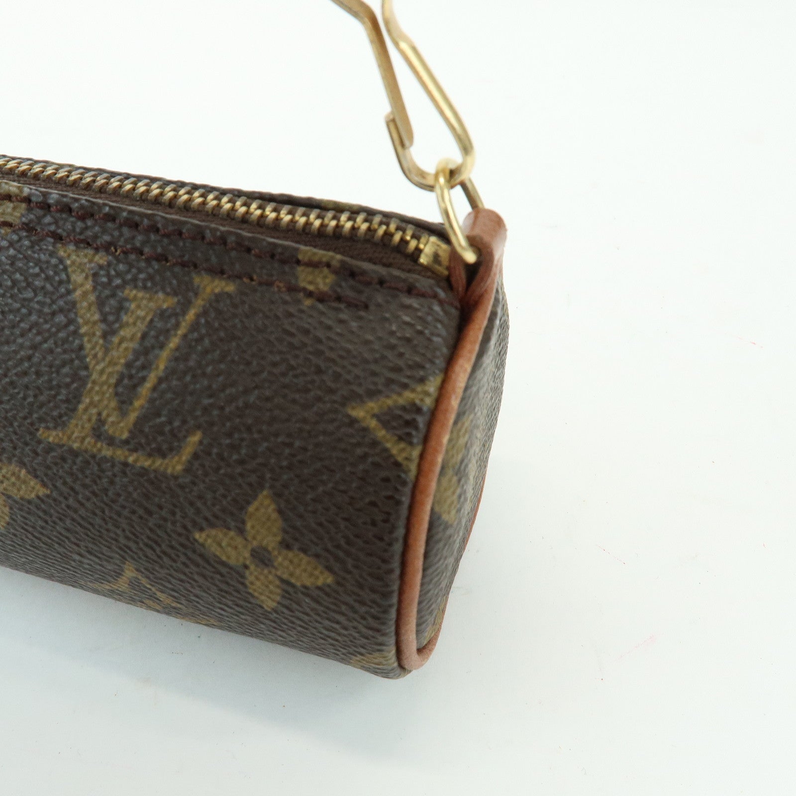 Louis Vuitton Monogram Mini Pouch for Papillon Bag Brown