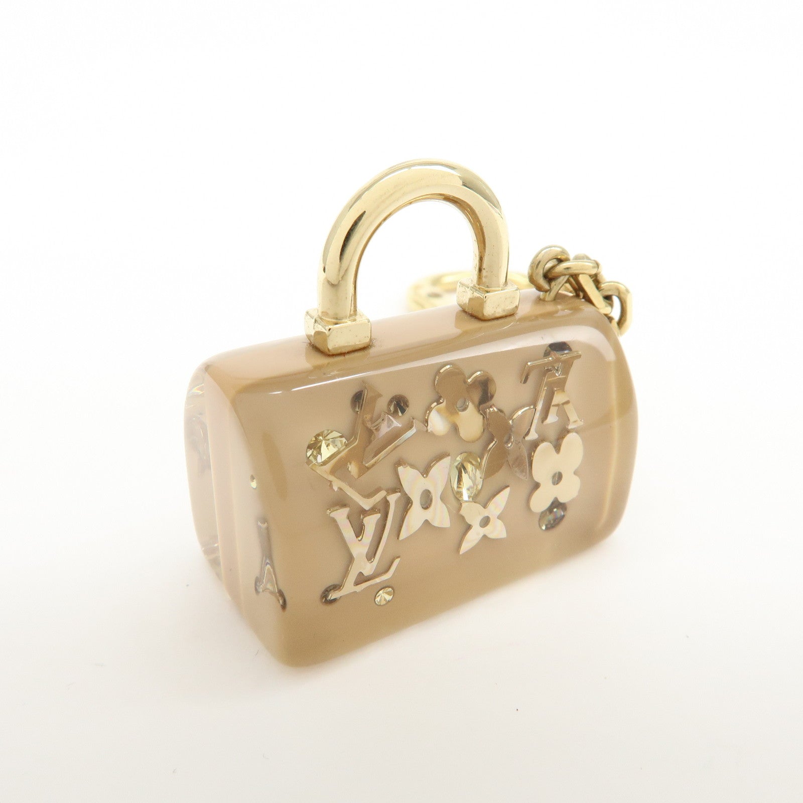 Louis Vuitton Porte Cles Speedy Inclusion Metal Bag Charm M65320