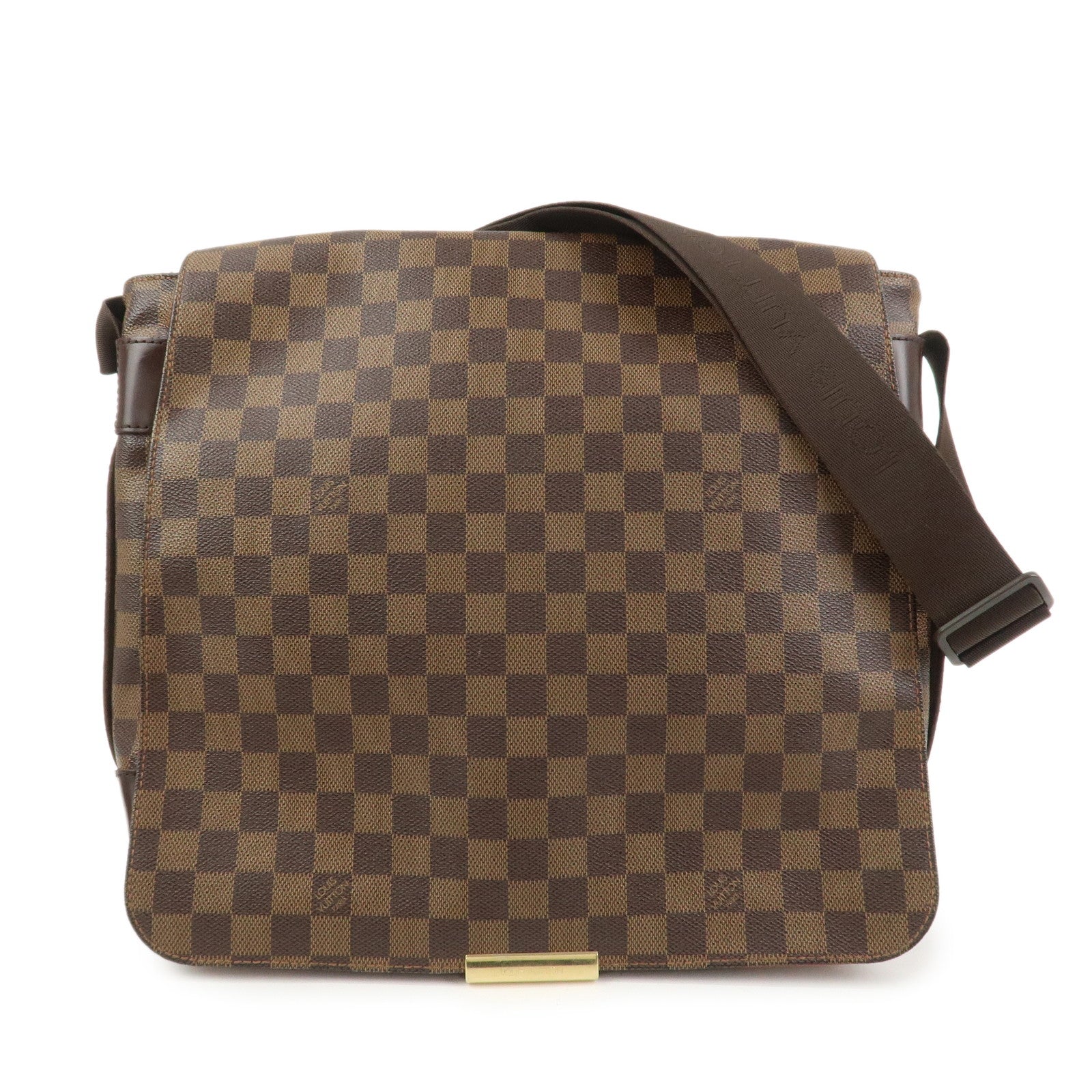 Louis Vuitton Damier Bastille Canvas Shoulder Bag Brown N45258