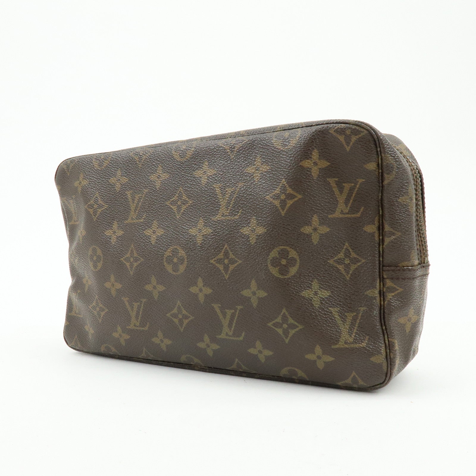 Louis Vuitton Monogram Trousse Toilette 27 Pouch Brown M47522