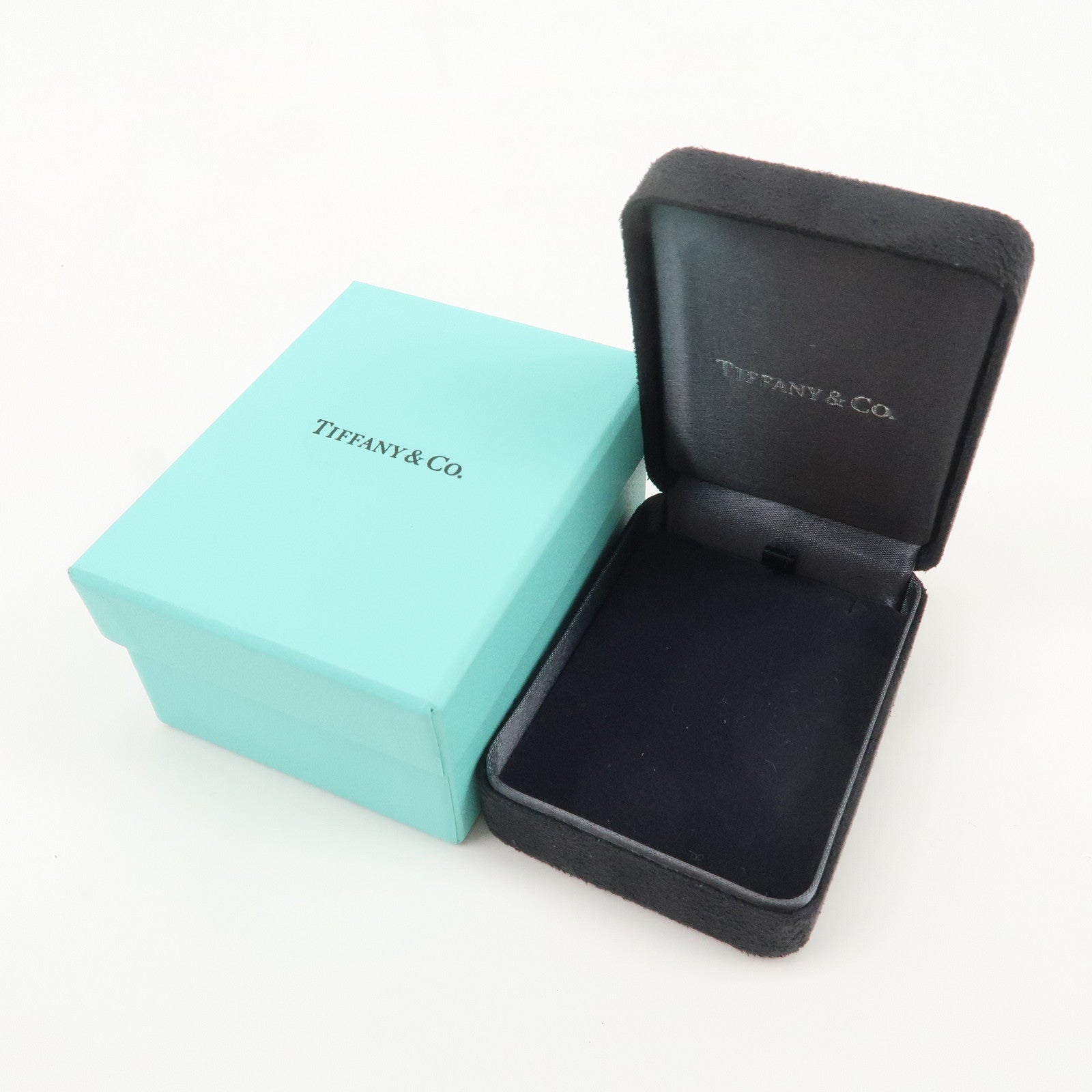 Tiffany & Co Set of 2 Jewelry Boxes for Necklace Tiffany Blue