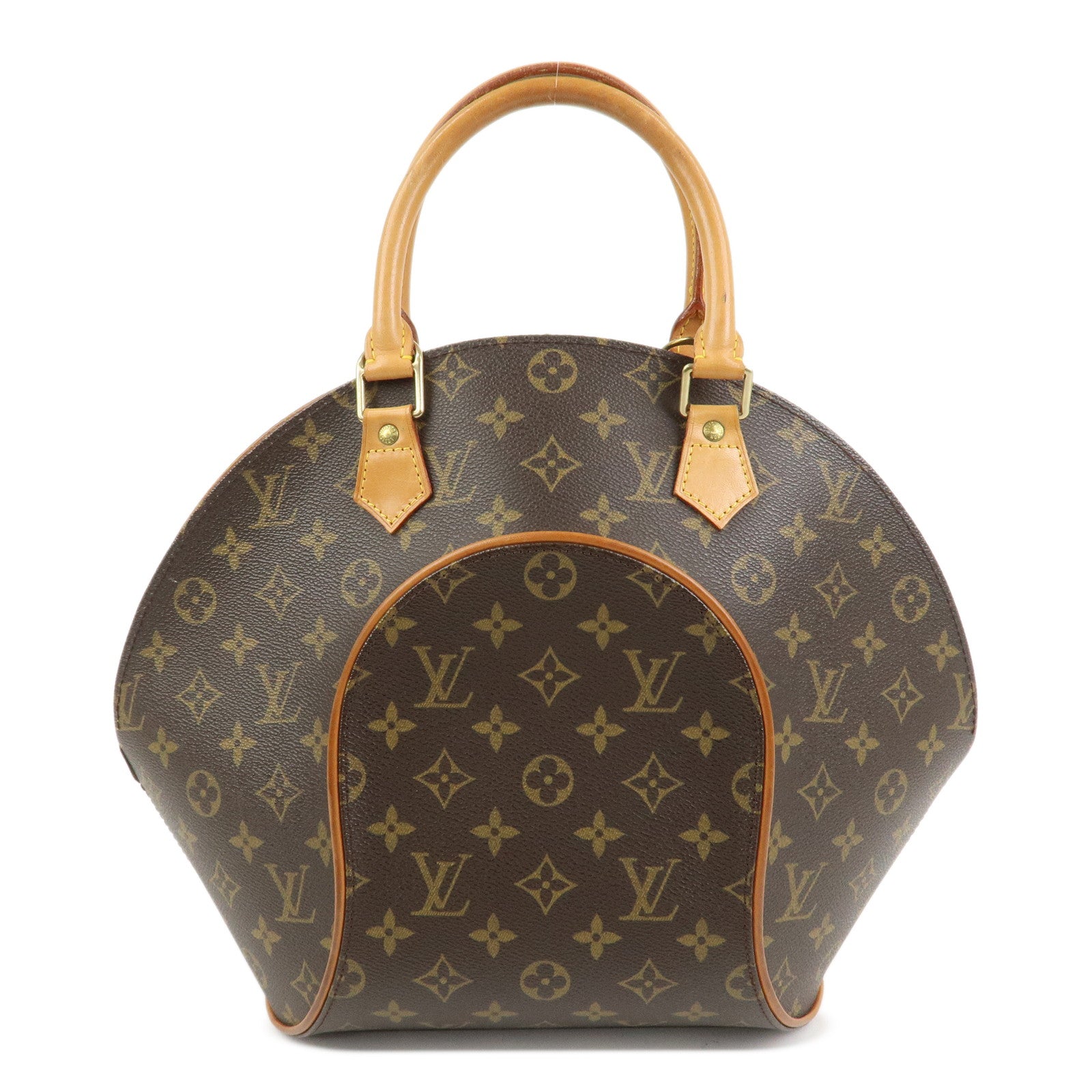 Louis Vuitton Monogram Ellipse MM Hand Bag Brown M51126