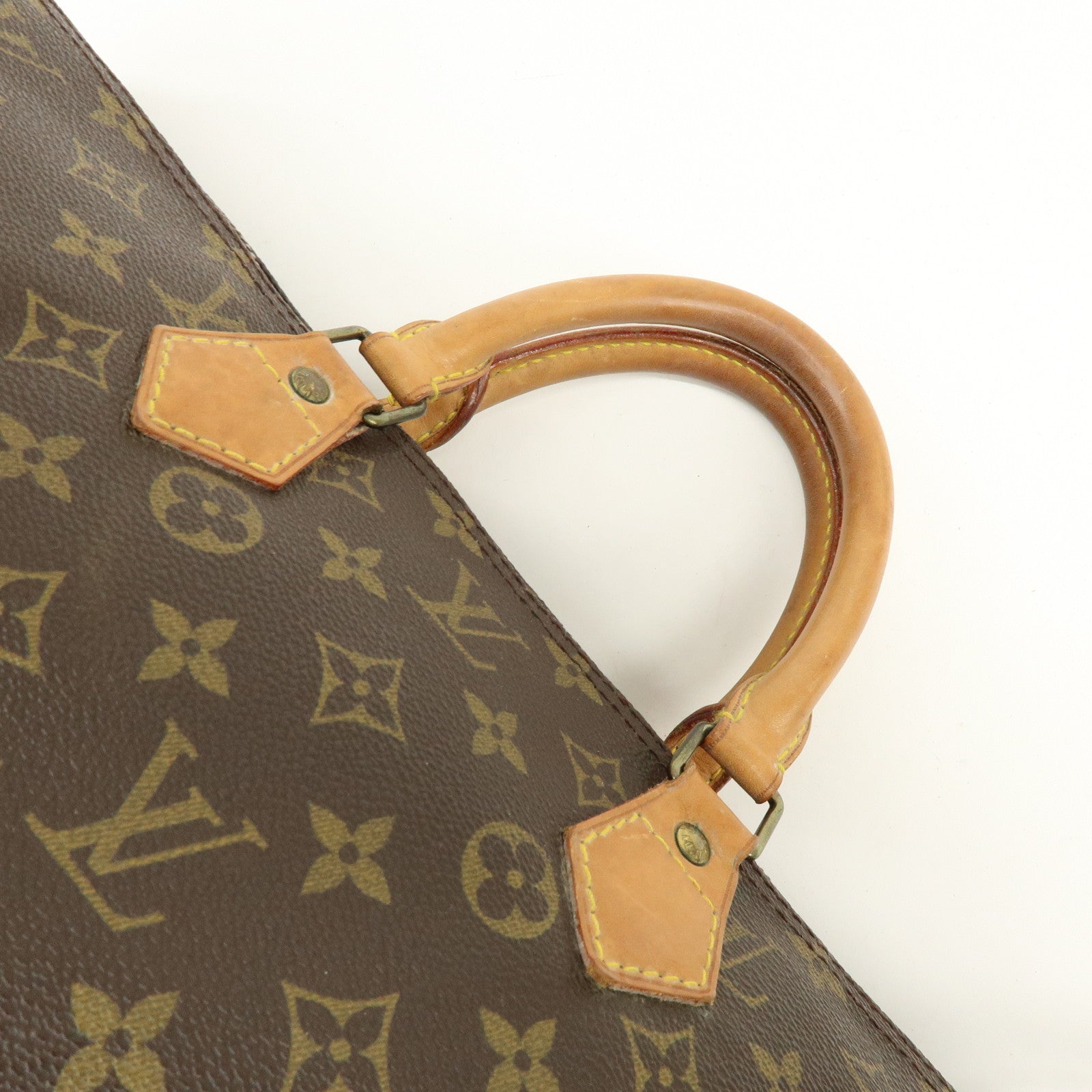 Louis Vuitton Monogram Speedy 40 Hand Bag Boston Bag Brown M41522