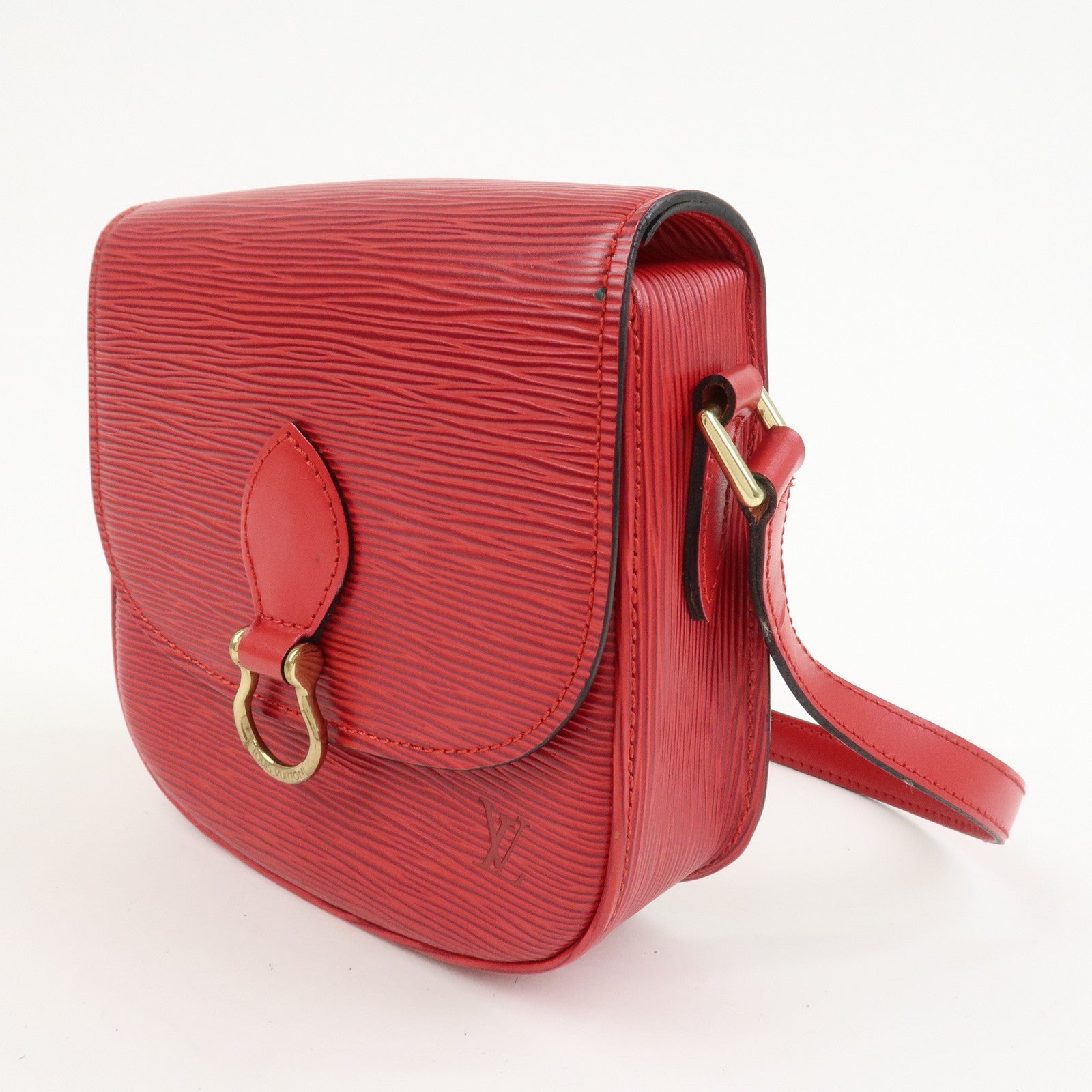 Louis Vuitton Epi Mini Saint Cloud Shoulder Bag Red M52217