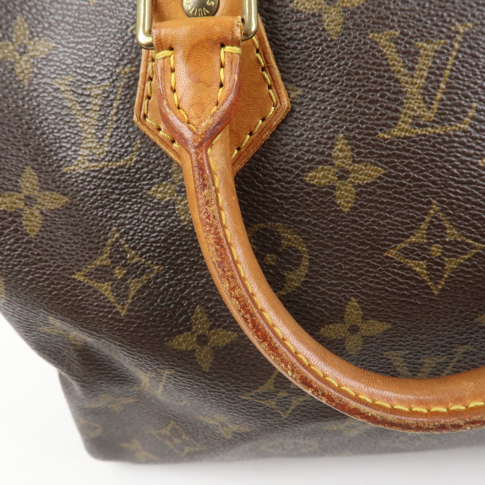 Louis Vuitton Monogram Speedy 25 Boston Bag Hand Bag Brown M41528