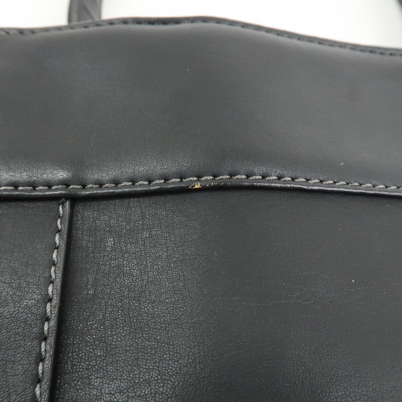 Chloe Eden Logo Leather Shoulder Bag Tote Bag Black