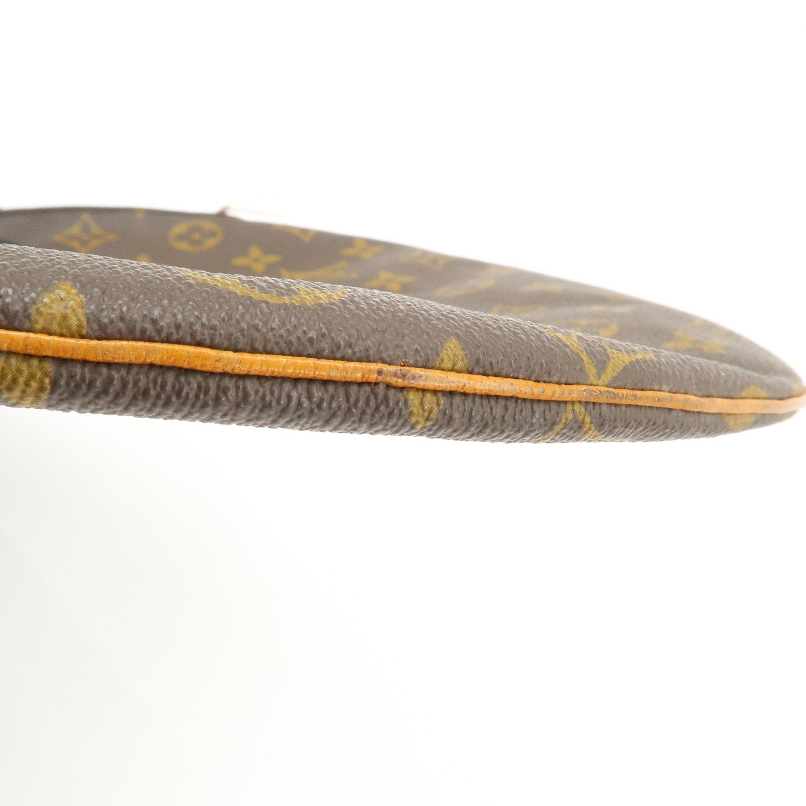 Louis Vuitton Monogram Canvas Leather Racket Case Brown Used