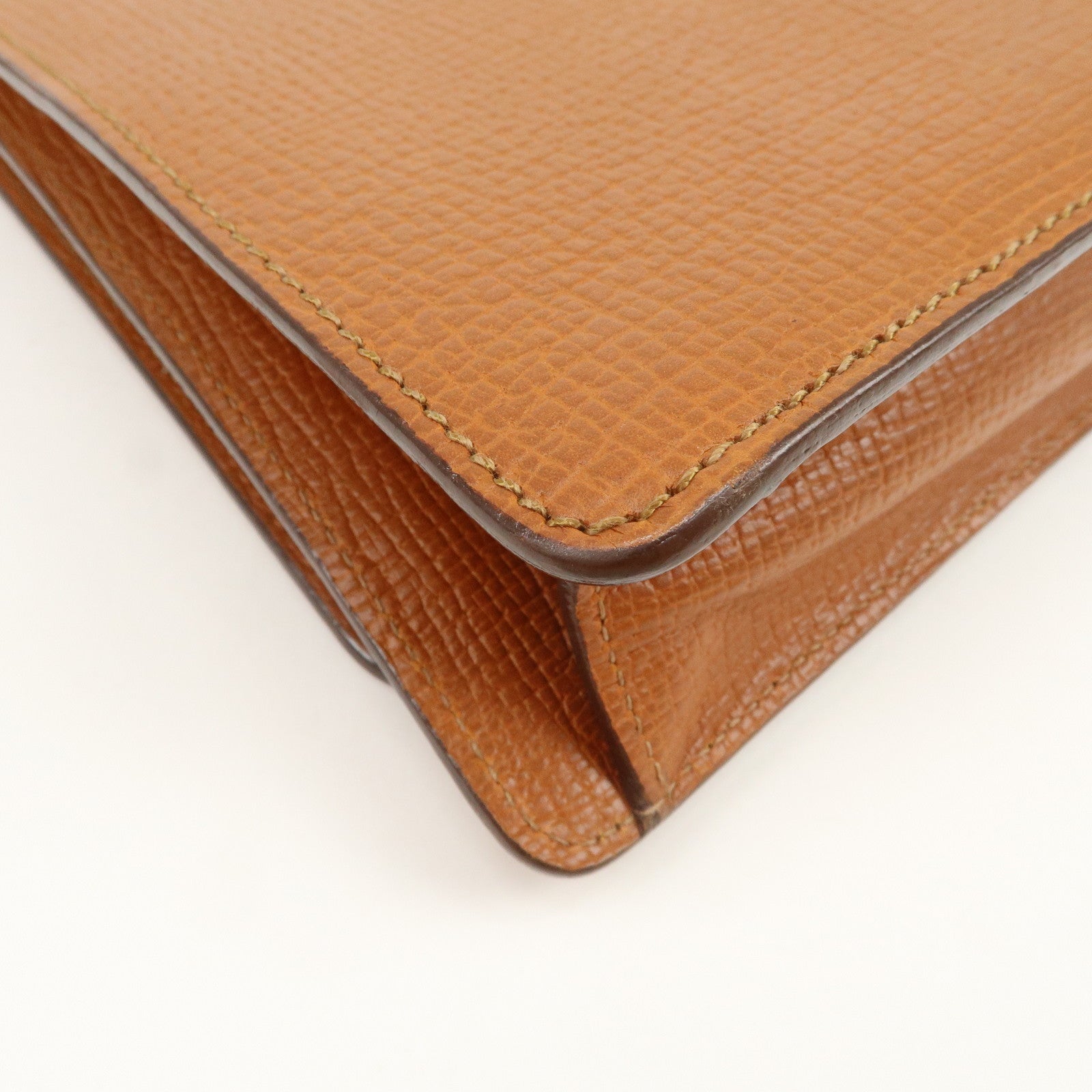 LOEWE Anagram Barcelona 2WAY Bag Shoulder Bag Hand Bag Brown