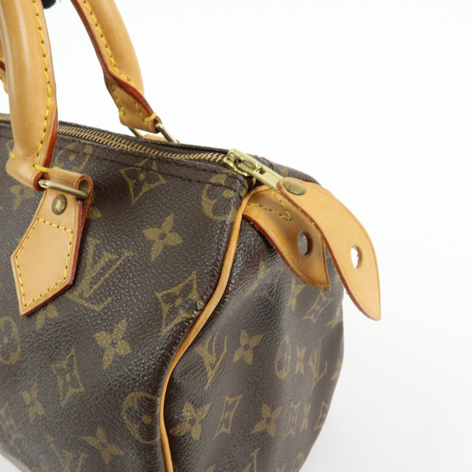 Louis Vuitton Monogram Speedy 25 Boston Bag Hand Bag Brown M41528
