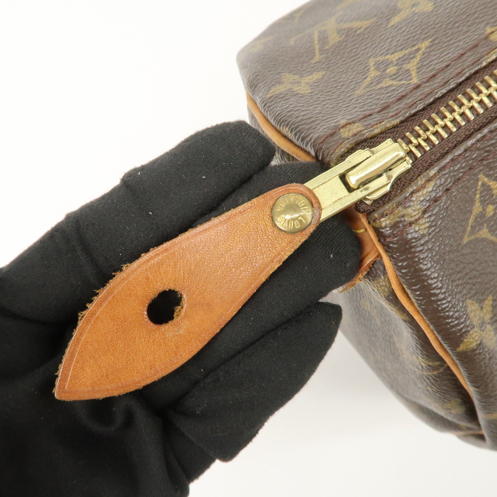 Louis Vuitton Monogram Speedy 30 Boston Bag Hand Bag Brown M41526