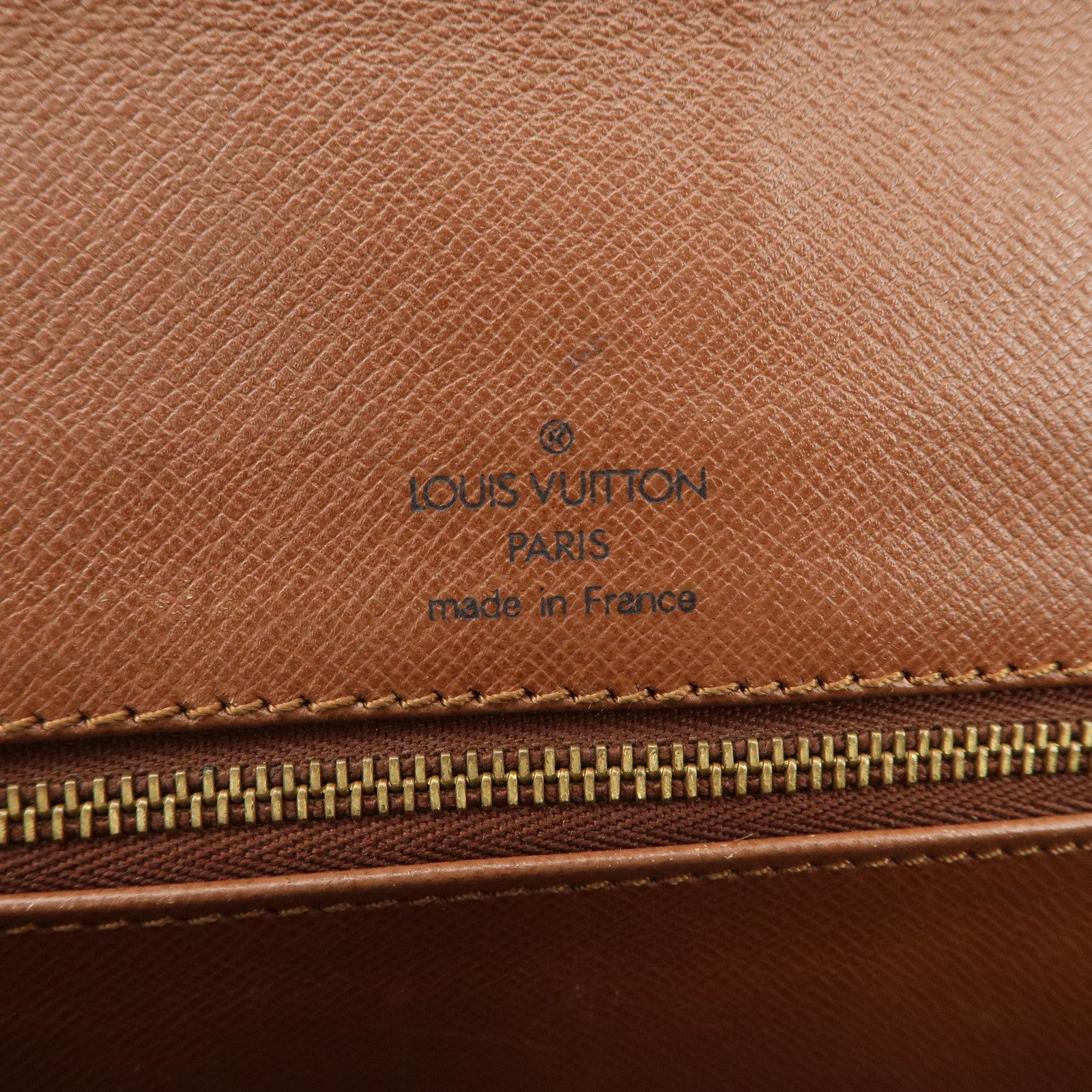 Louis Vuitton Monogram Pochette Damme PM Clutch Bag Brown M51812