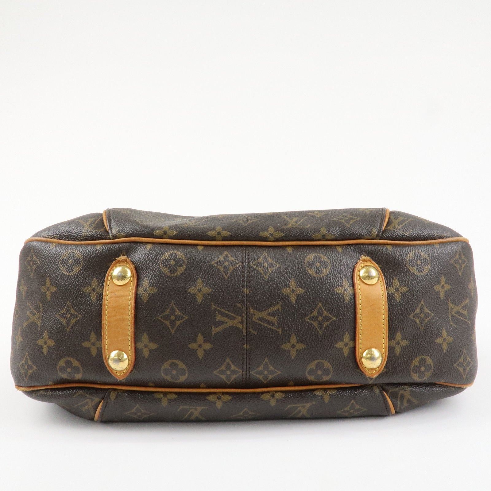 Louis Vuitton Monogram Galliera PM Shoulder Bag Brown M56382 Used