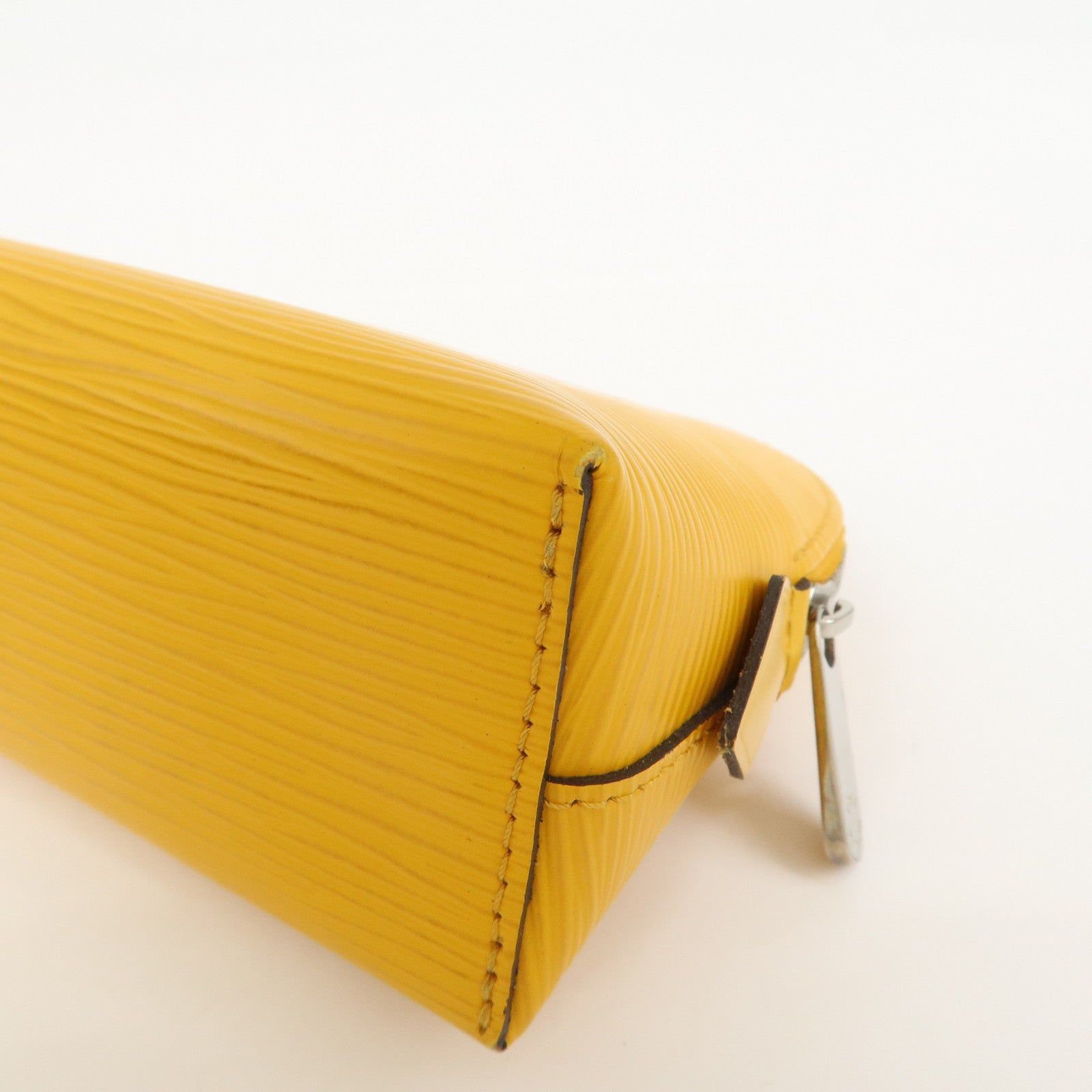 Louis Vuitton Epi Pochette Cosmetic PM Cosmetic Pouch Citron M40639